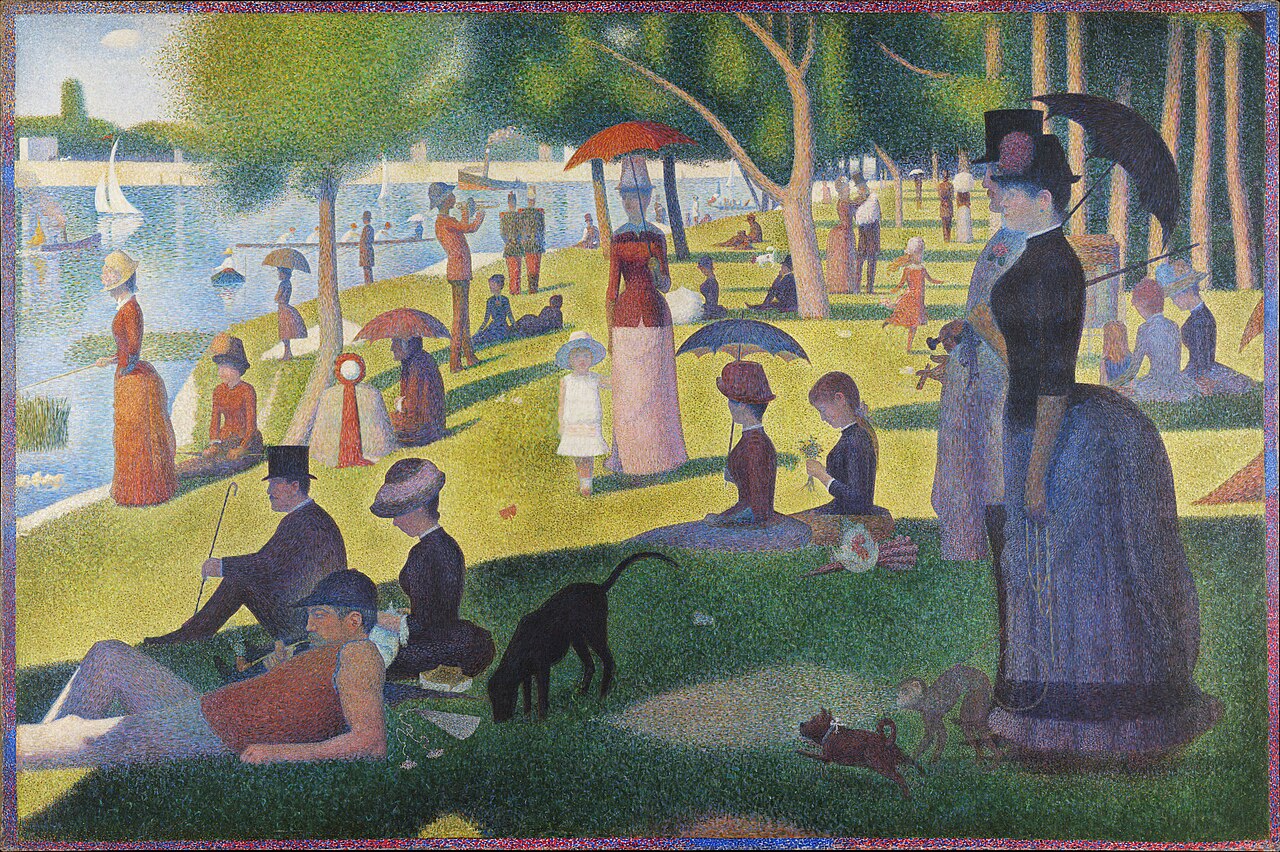 A Sunday on La Grande Jatte by Georges Seurat 1884