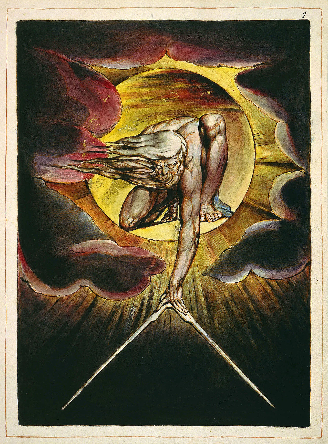 Ancient of Days by William Blake 1794