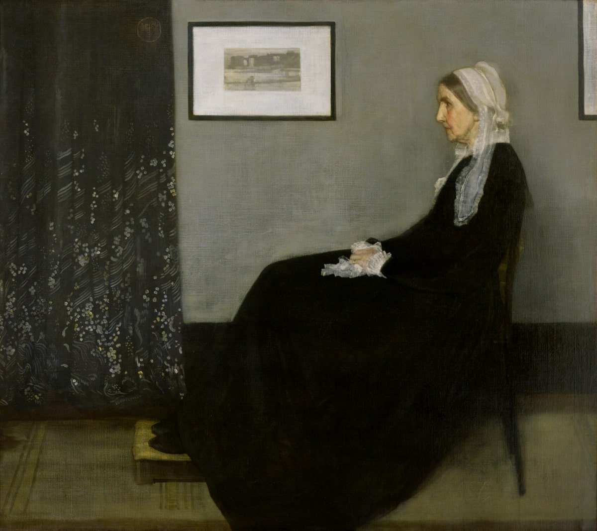 Arrangement in Grey and Black No.1, Whistler's Mother by James Abbott McNeill Whistler 1871