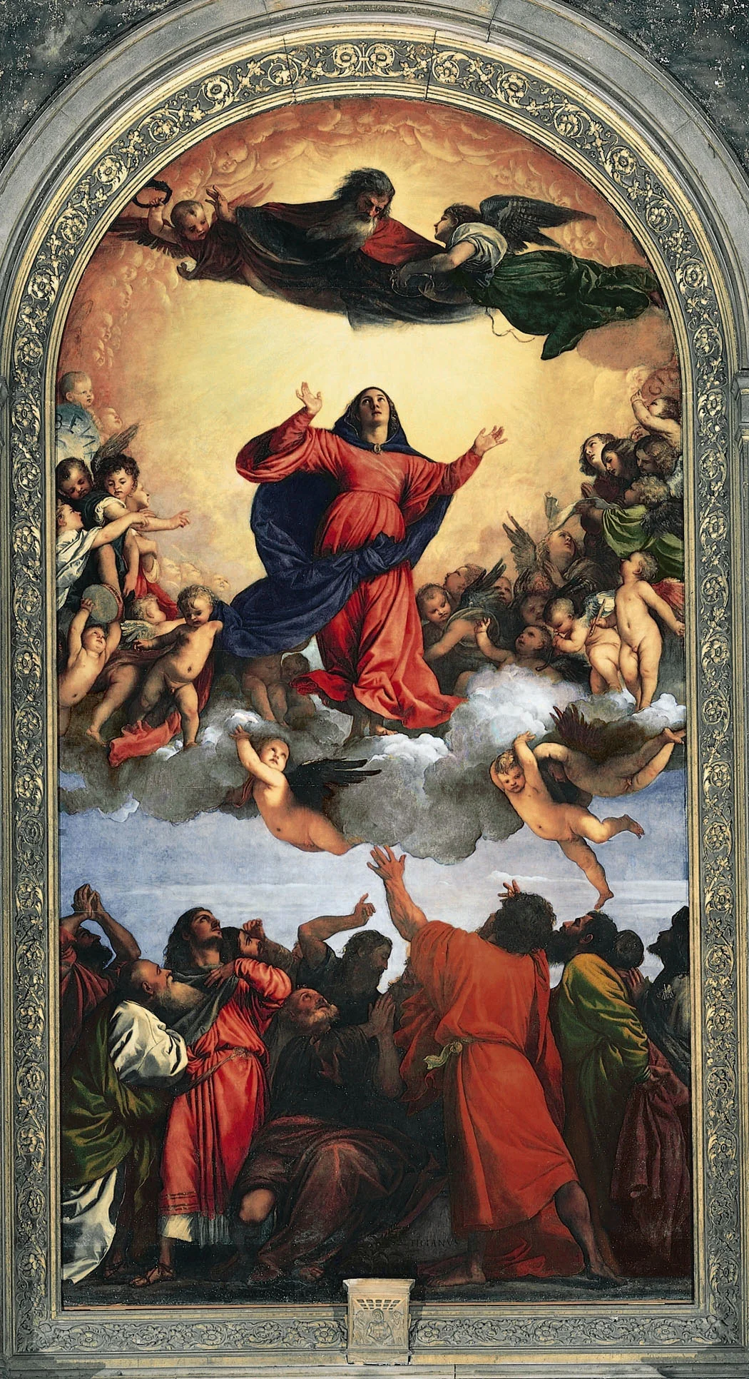 Assumption of the Virgin by Tiziano 1516