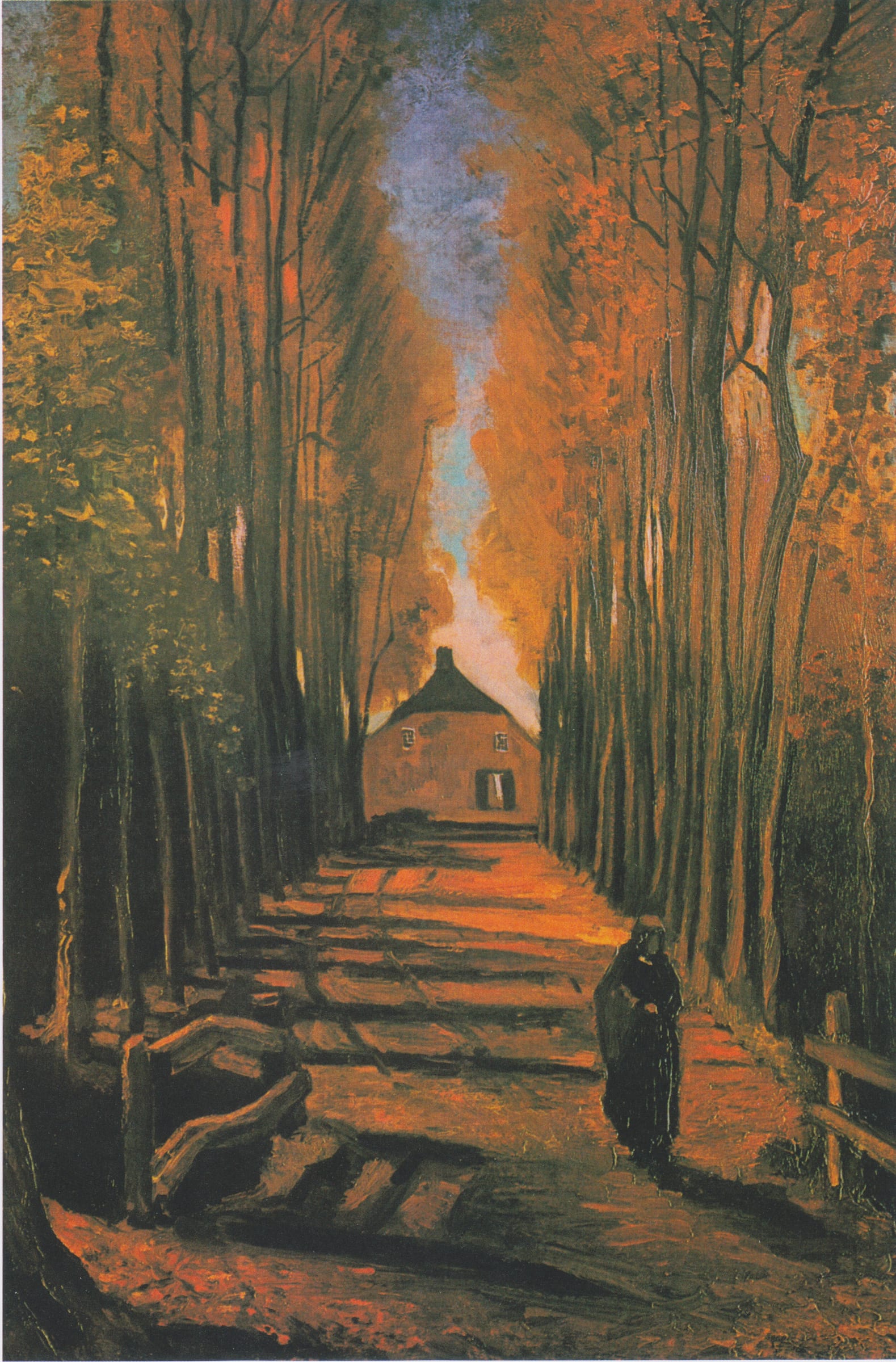 Avenue of Poplars in Autumn by Vincent van Gogh