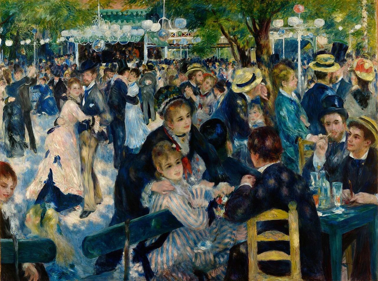 Bal du moulin de la Galette by Pierre-Auguste Renoir 1876
