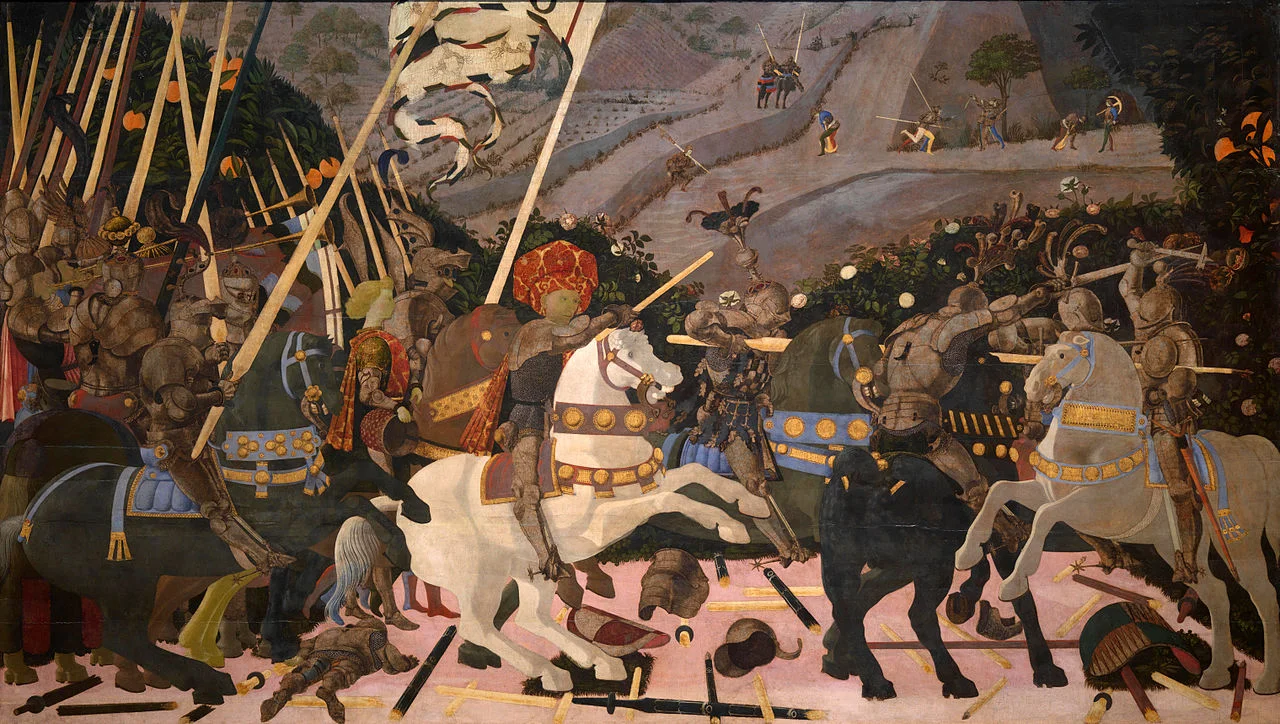 Battle of San Romano by Paolo Uccello 1435