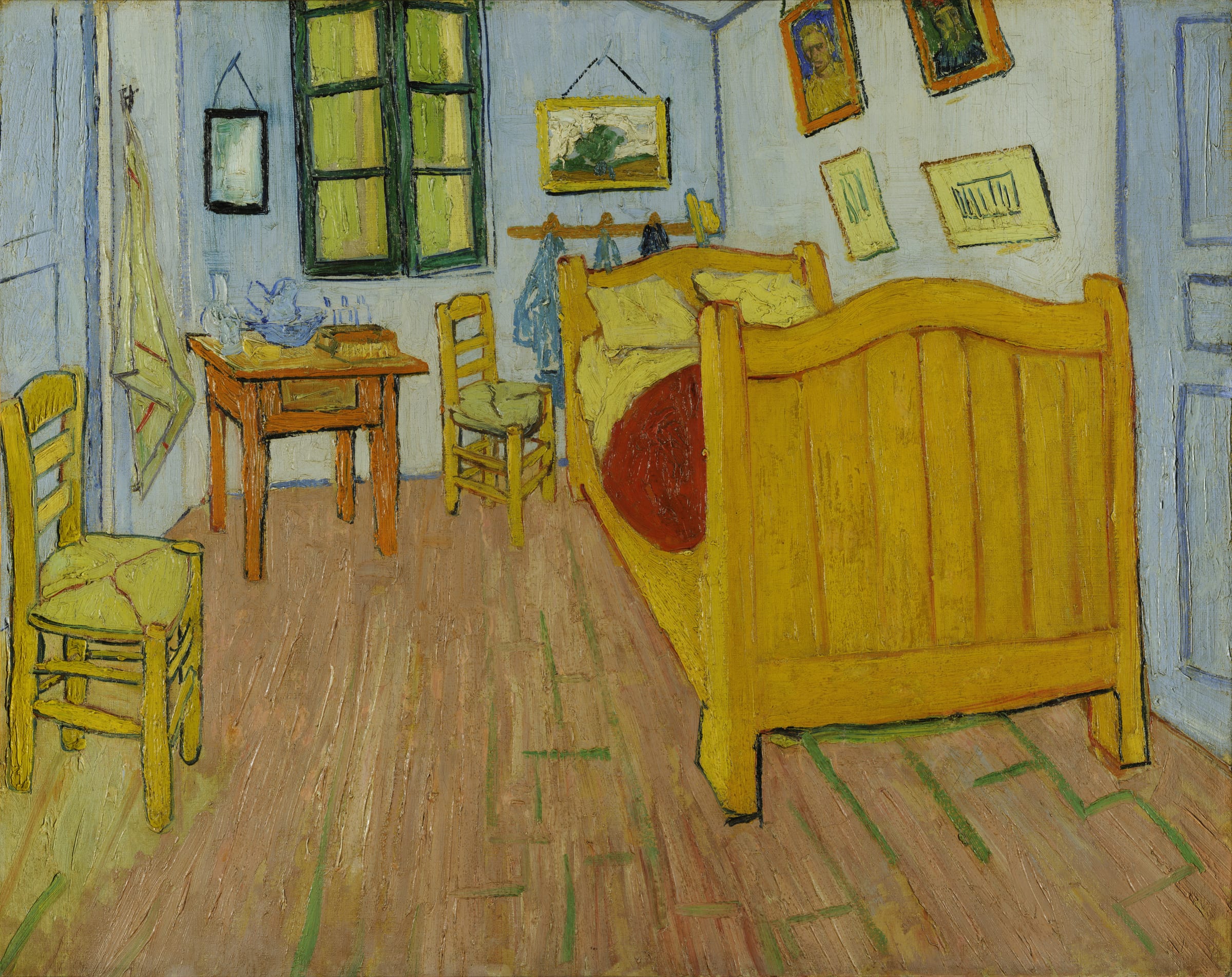 El dormitorio en Arles by Vincent van Gogh