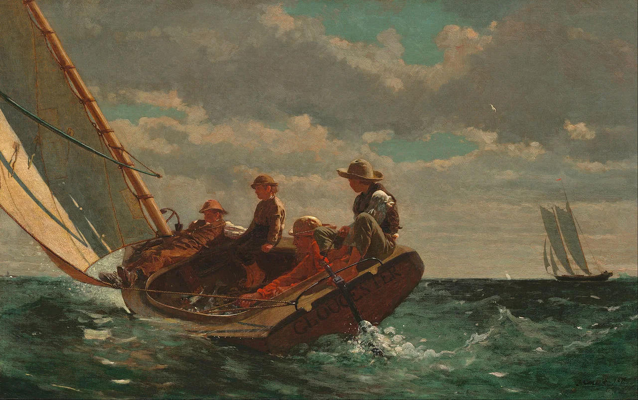 Breezing Up (A Fair Wind) by Winslow Homer 1873