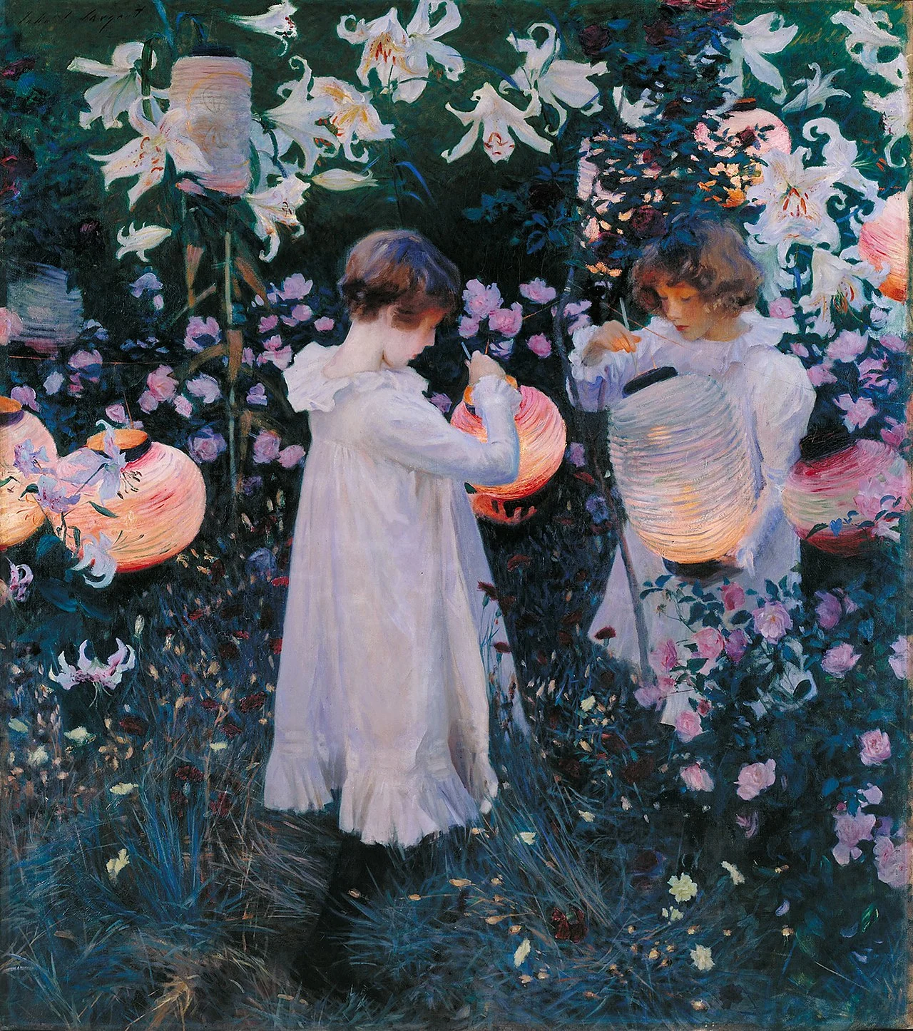 Carnation, Lily, Lily, Rose by John Singer Sargent 1885
