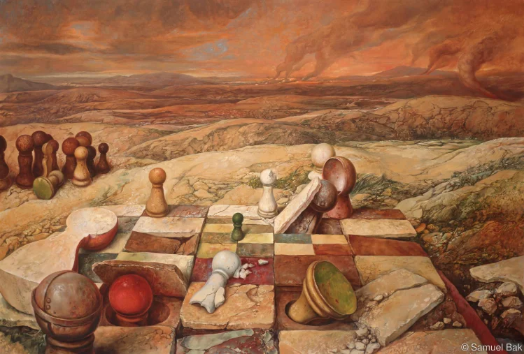 Check series by Samuel Bak 1970