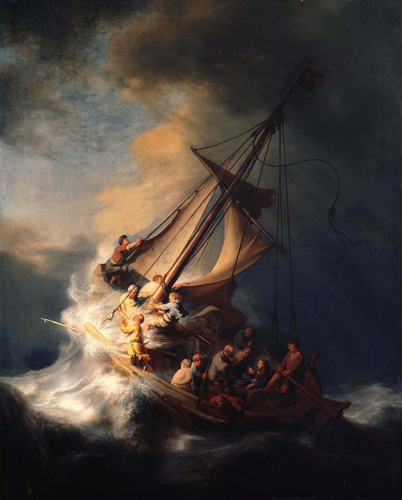 Christ in the Storm on the Sea of Galilee by Rembrandt van Rijn 1633