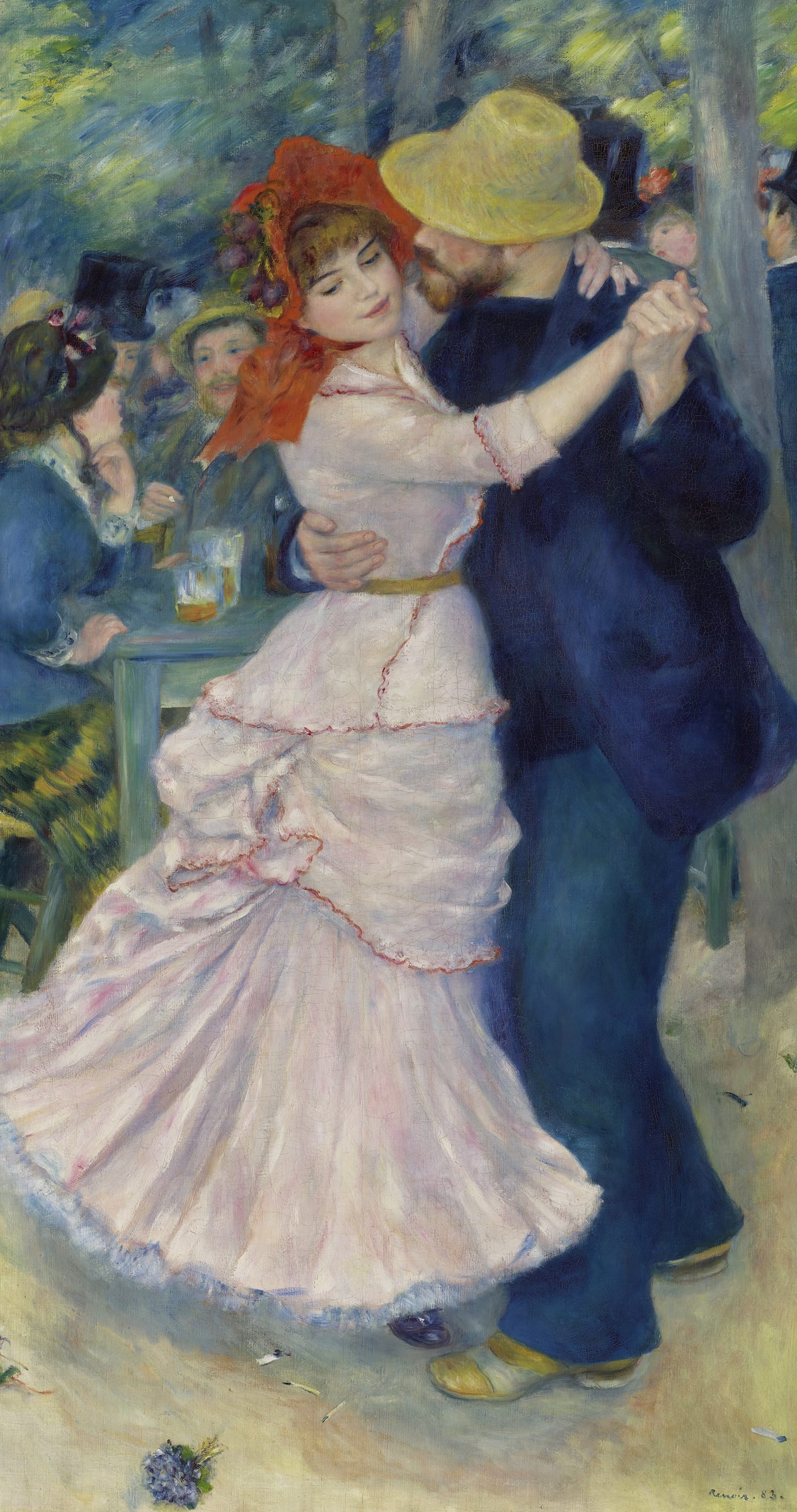 Dance at Bougival by Pierre-Auguste Renoir