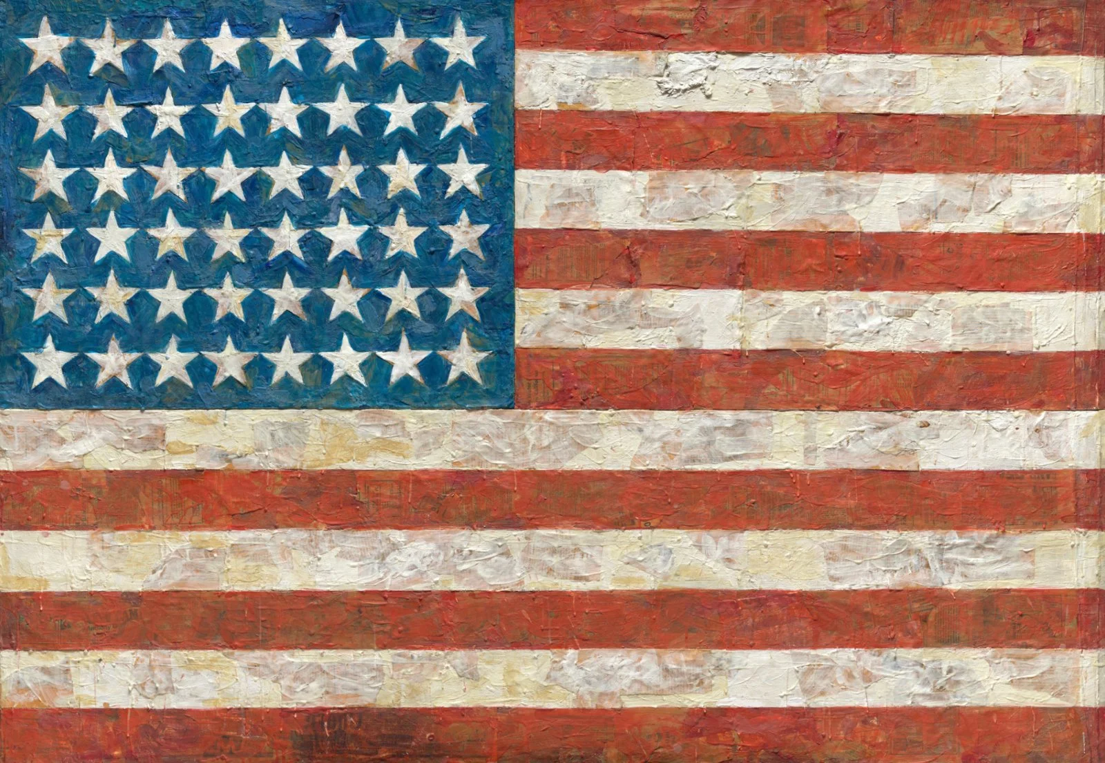 Flag by Jasper Johns 1954