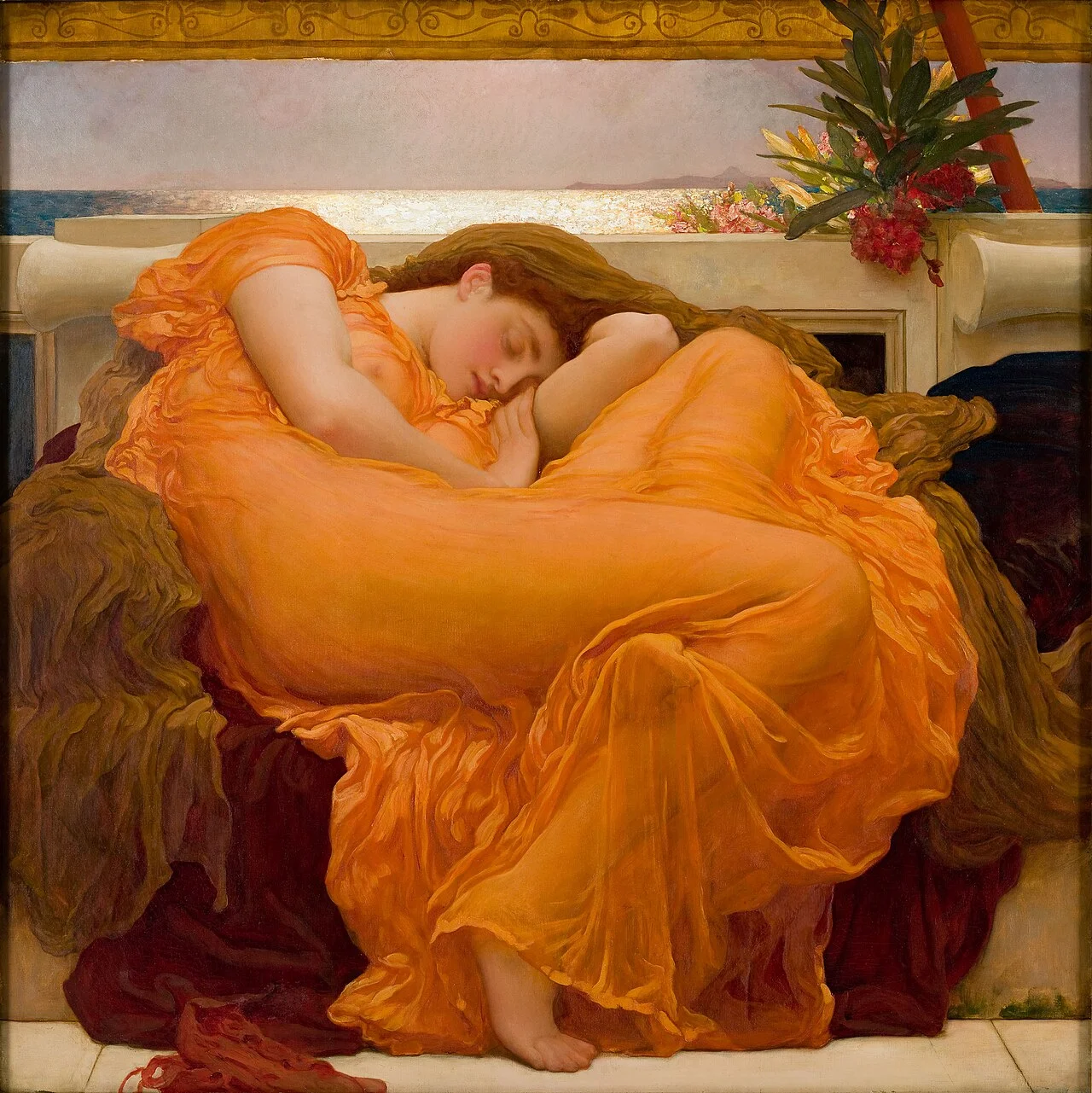 Flaming June by Frederic Leighton 1895