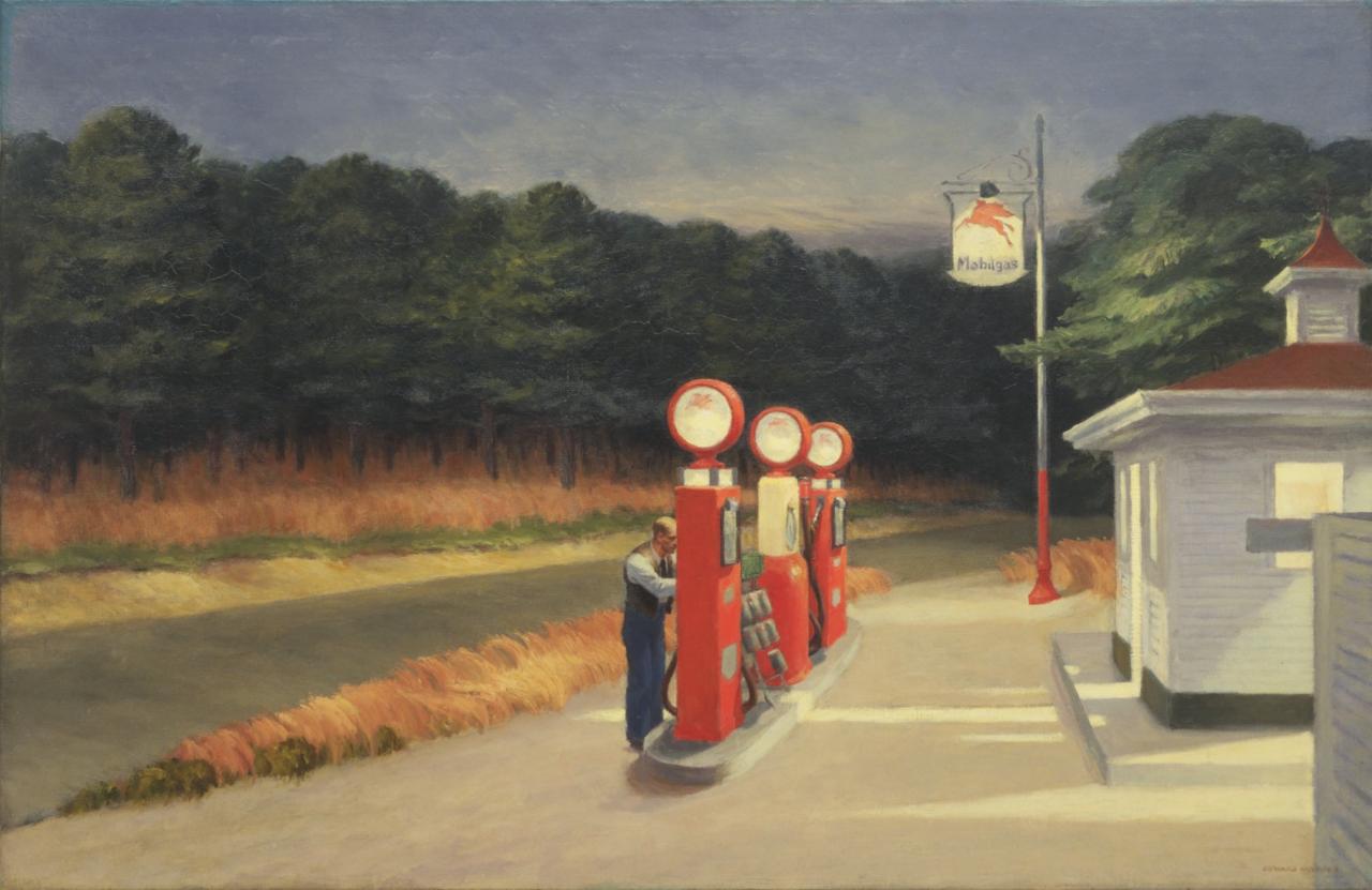 Gas by Edward Hopper 1940