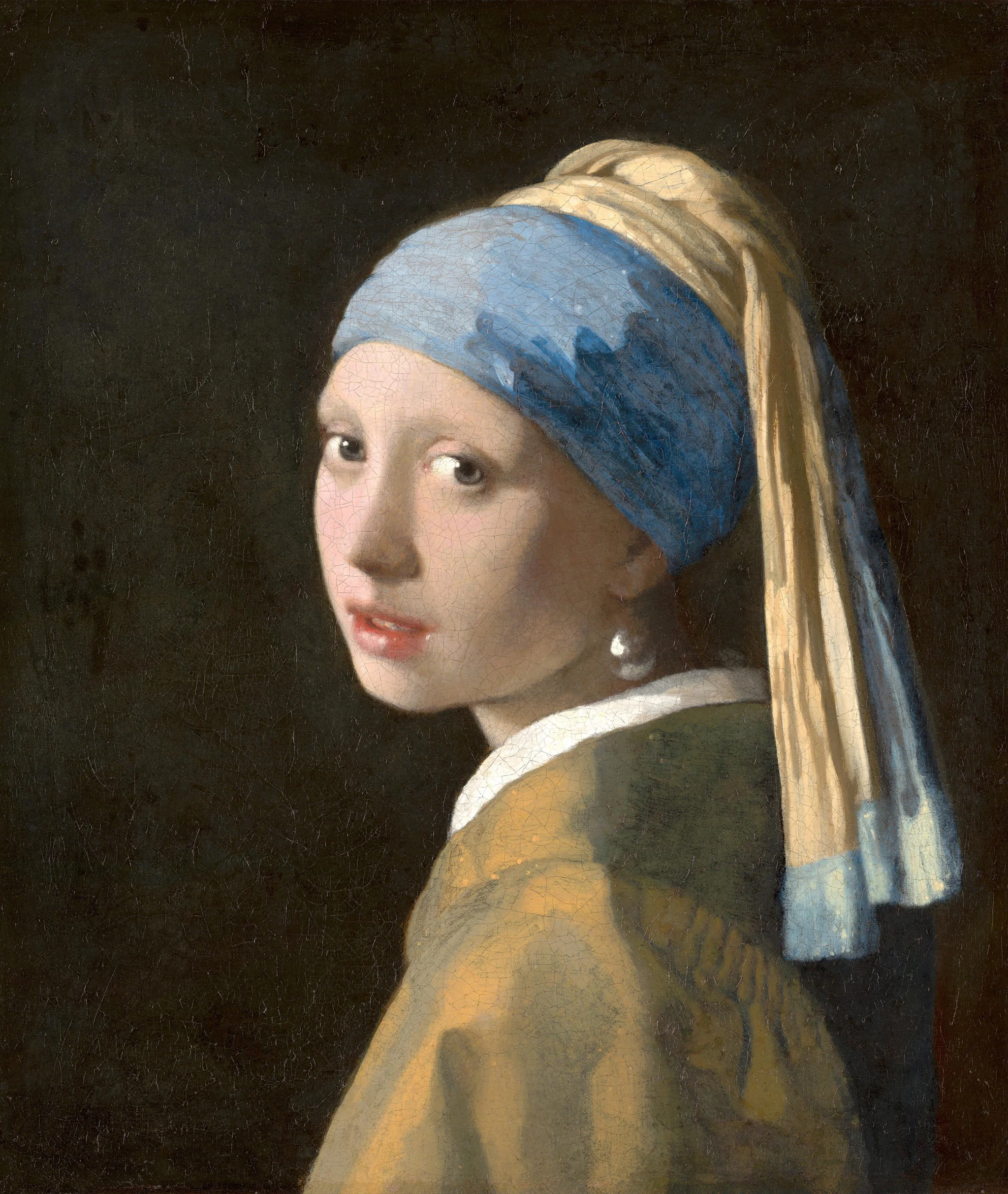 La joven de la perla by Johannes Vermeer 1665