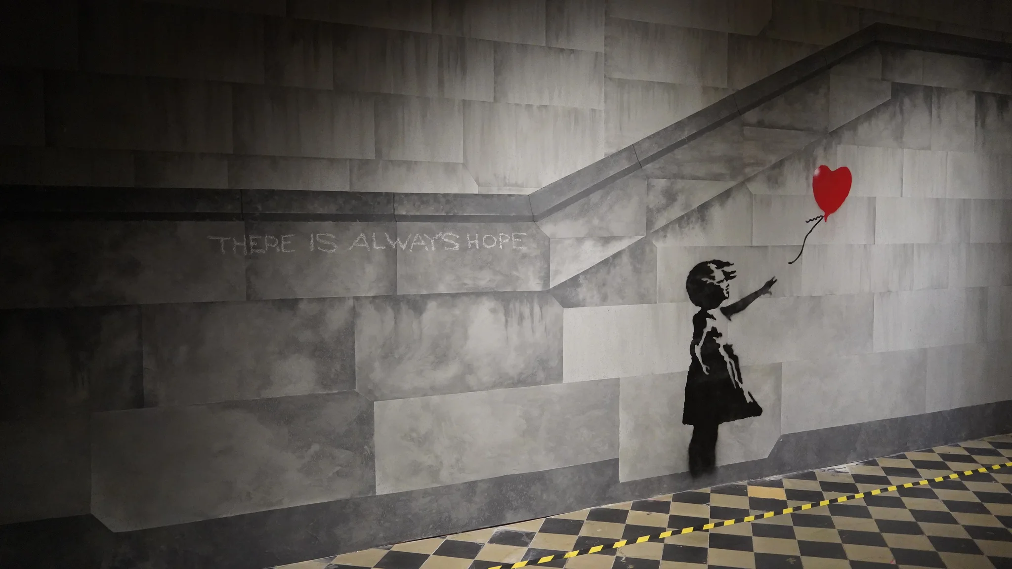 Niña con Globo by Banksy 2002