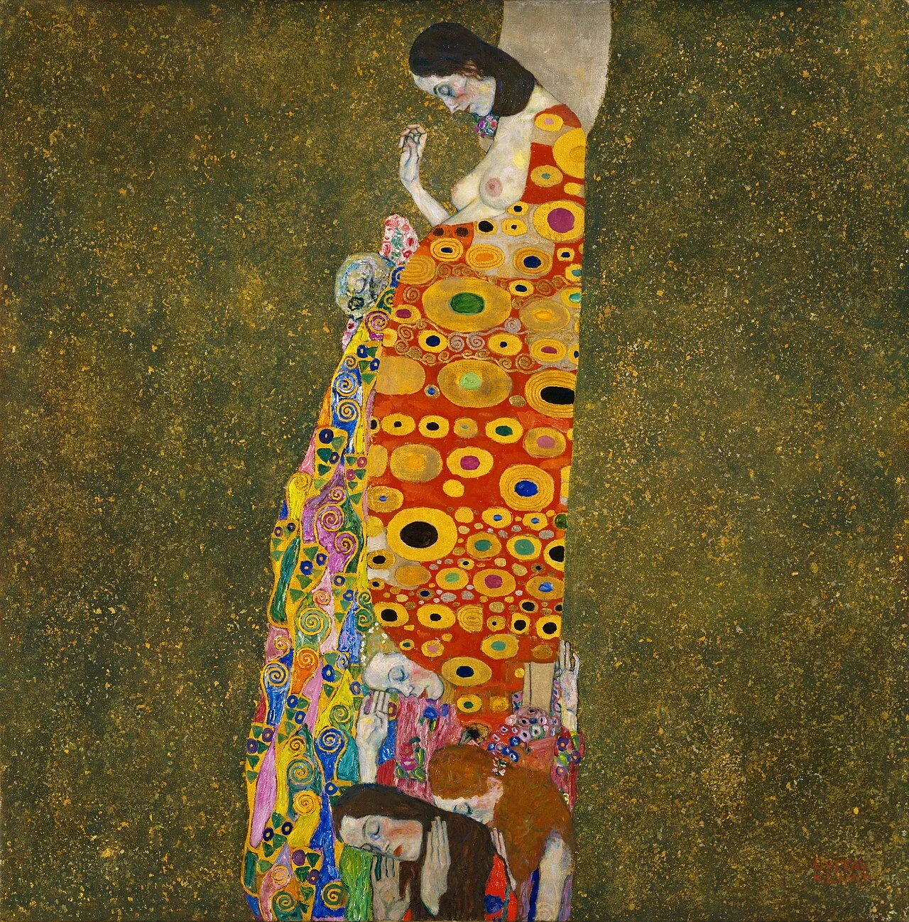 Hope II by Gustav Klimt 1907