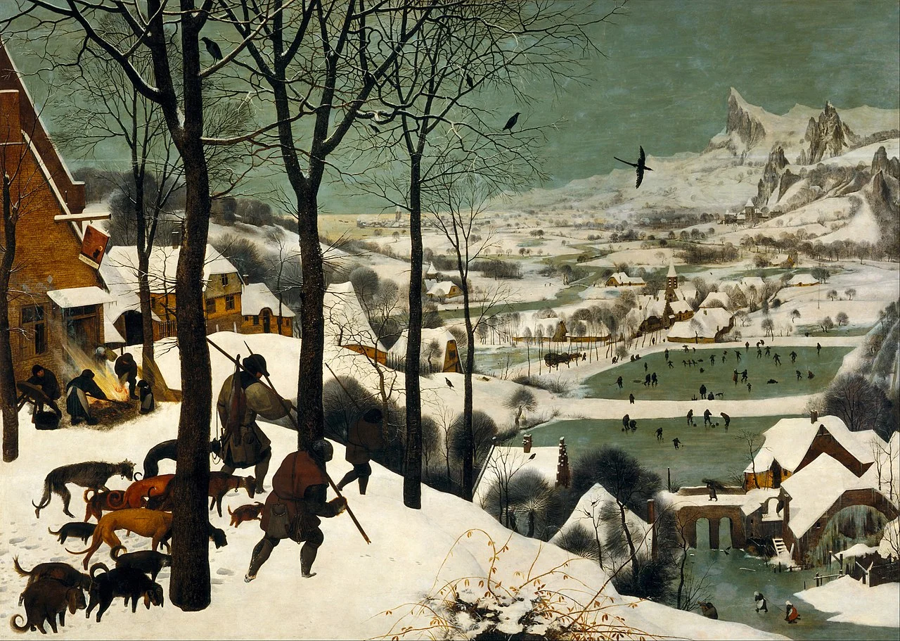 Los cazadores en la nieve by Pieter Brueghel el Viejo