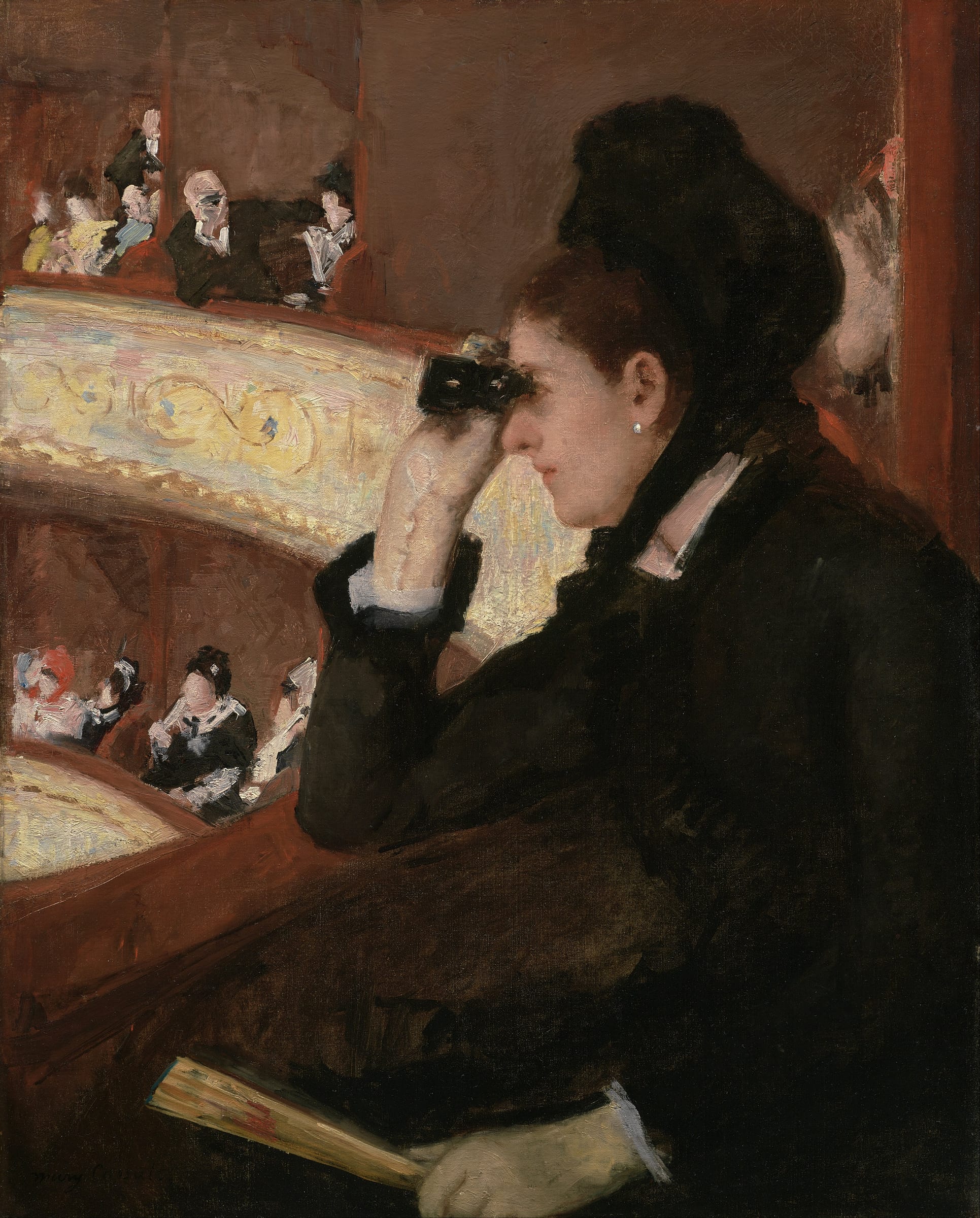 En el palco by Mary Cassatt