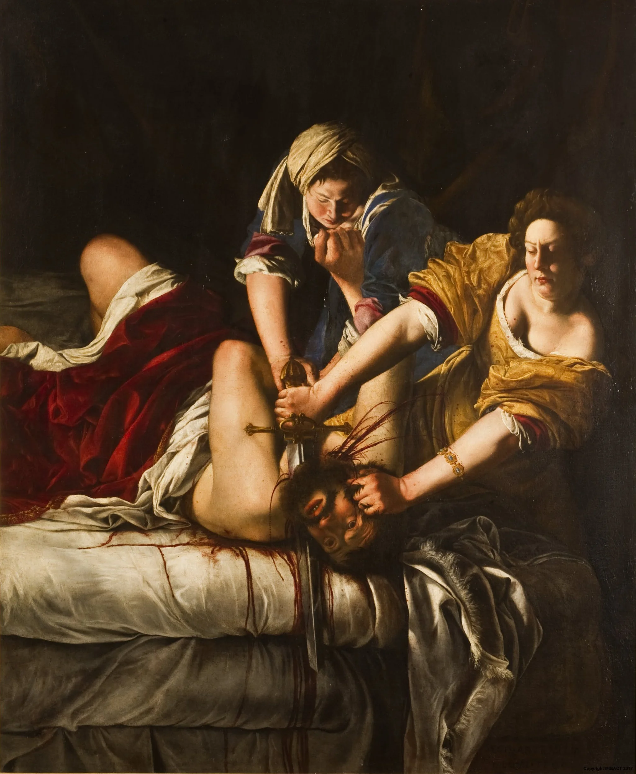 Judith Slaying Holofernes by Artemisia Gentileschi 1612