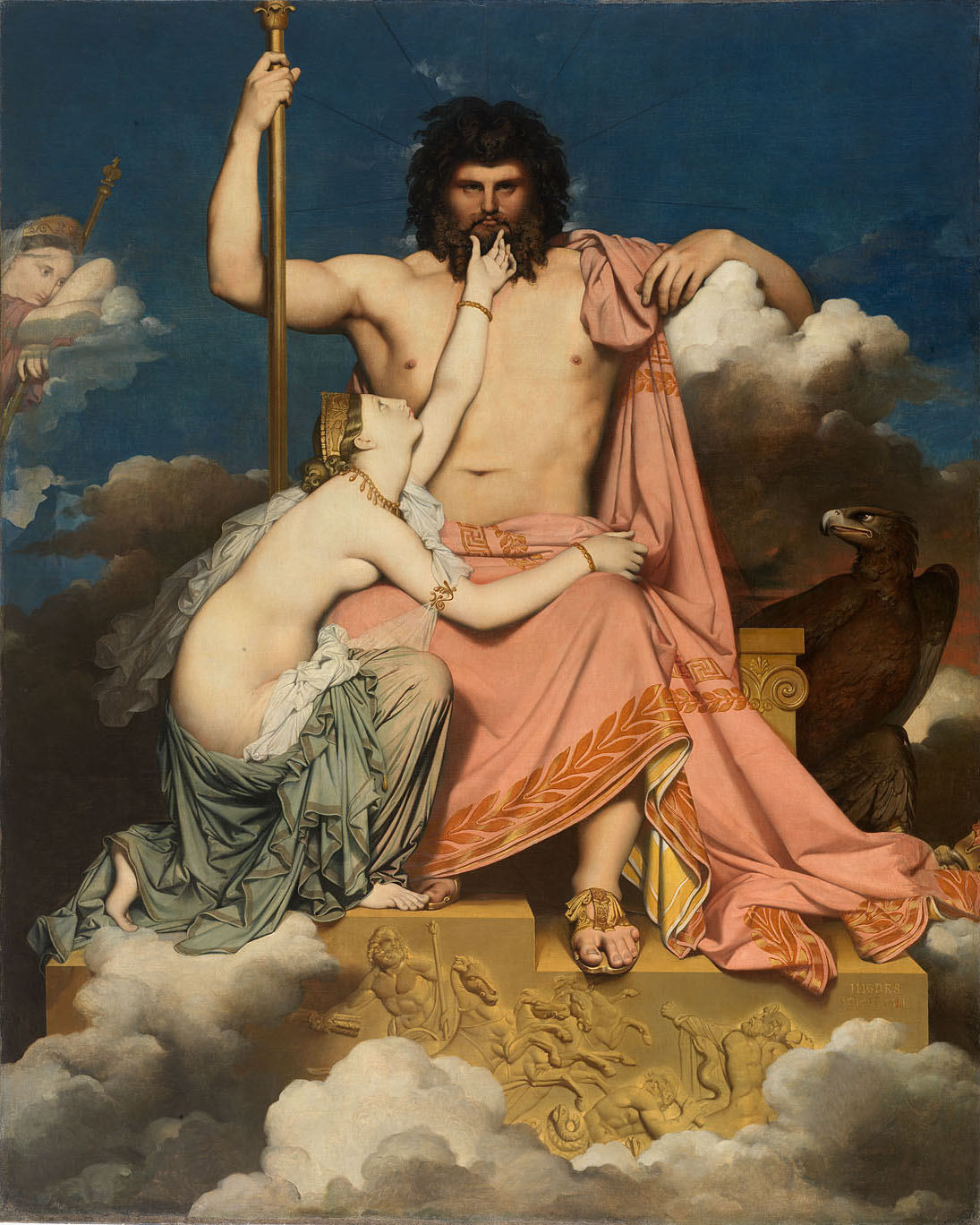 Júpiter y Tetis by Jean-Auguste-Dominique Ingres