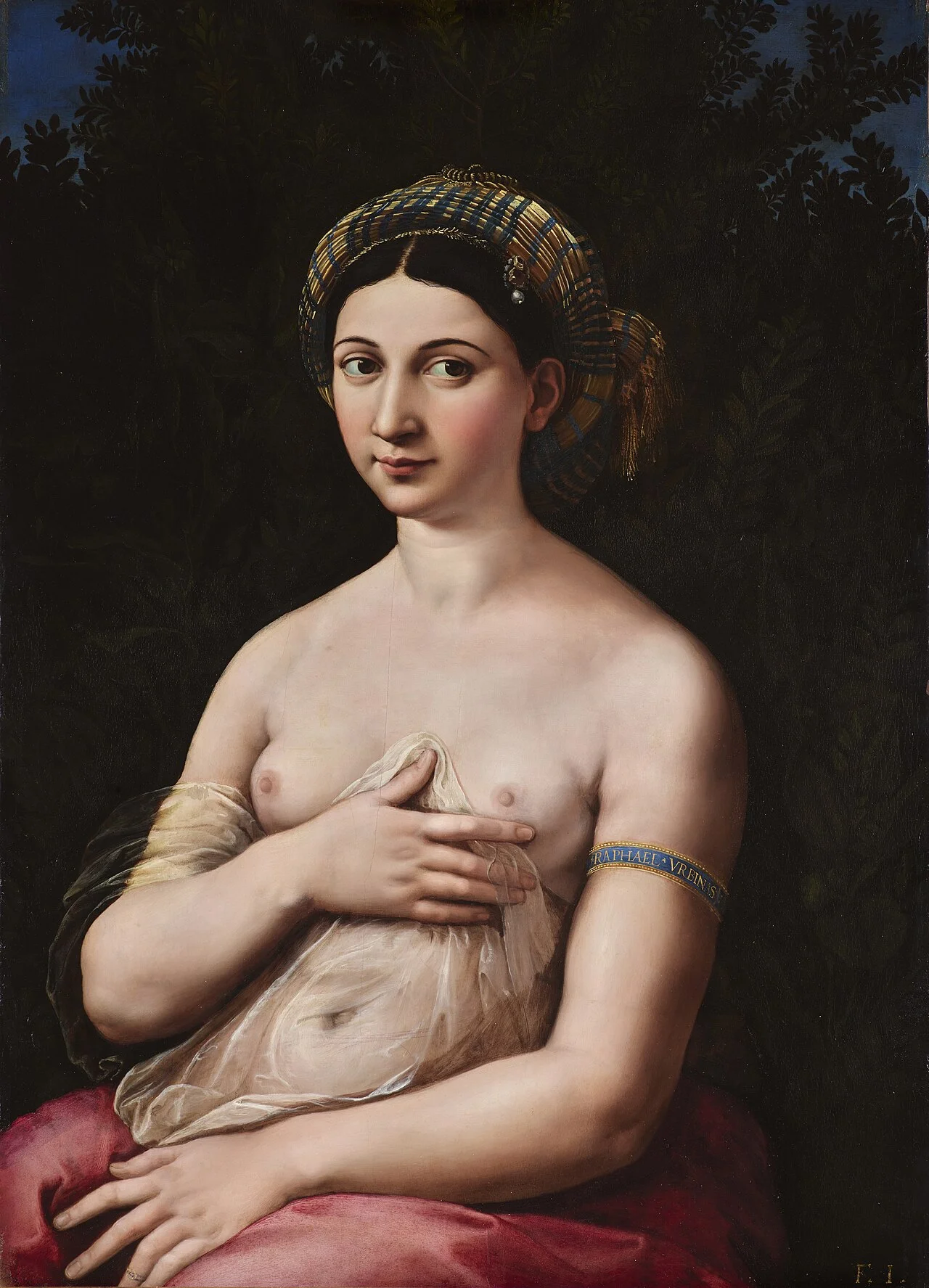 La Fornarina by Rafael 1518