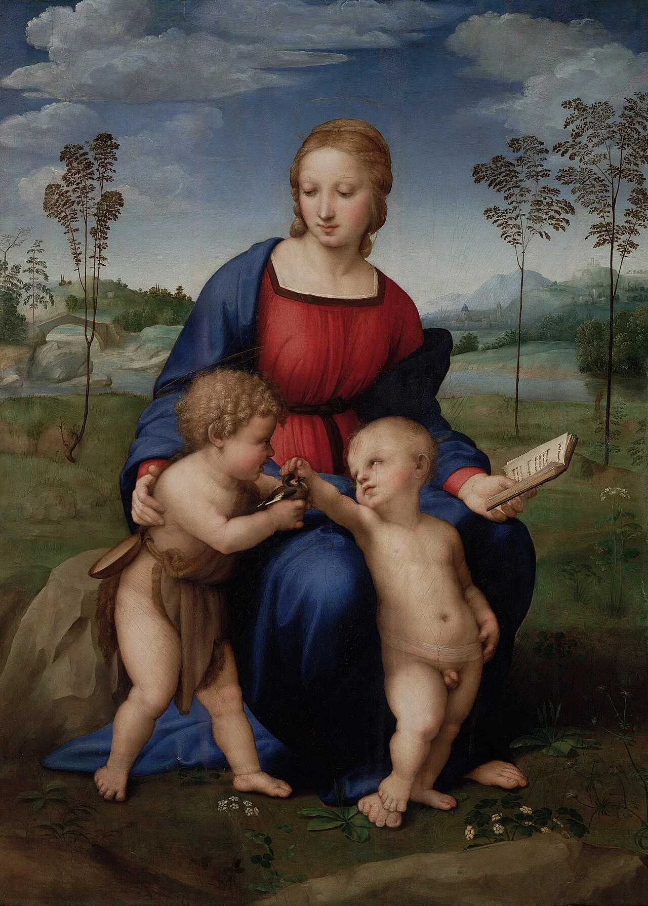 Madonna of the Goldfinch by Rafael 1505