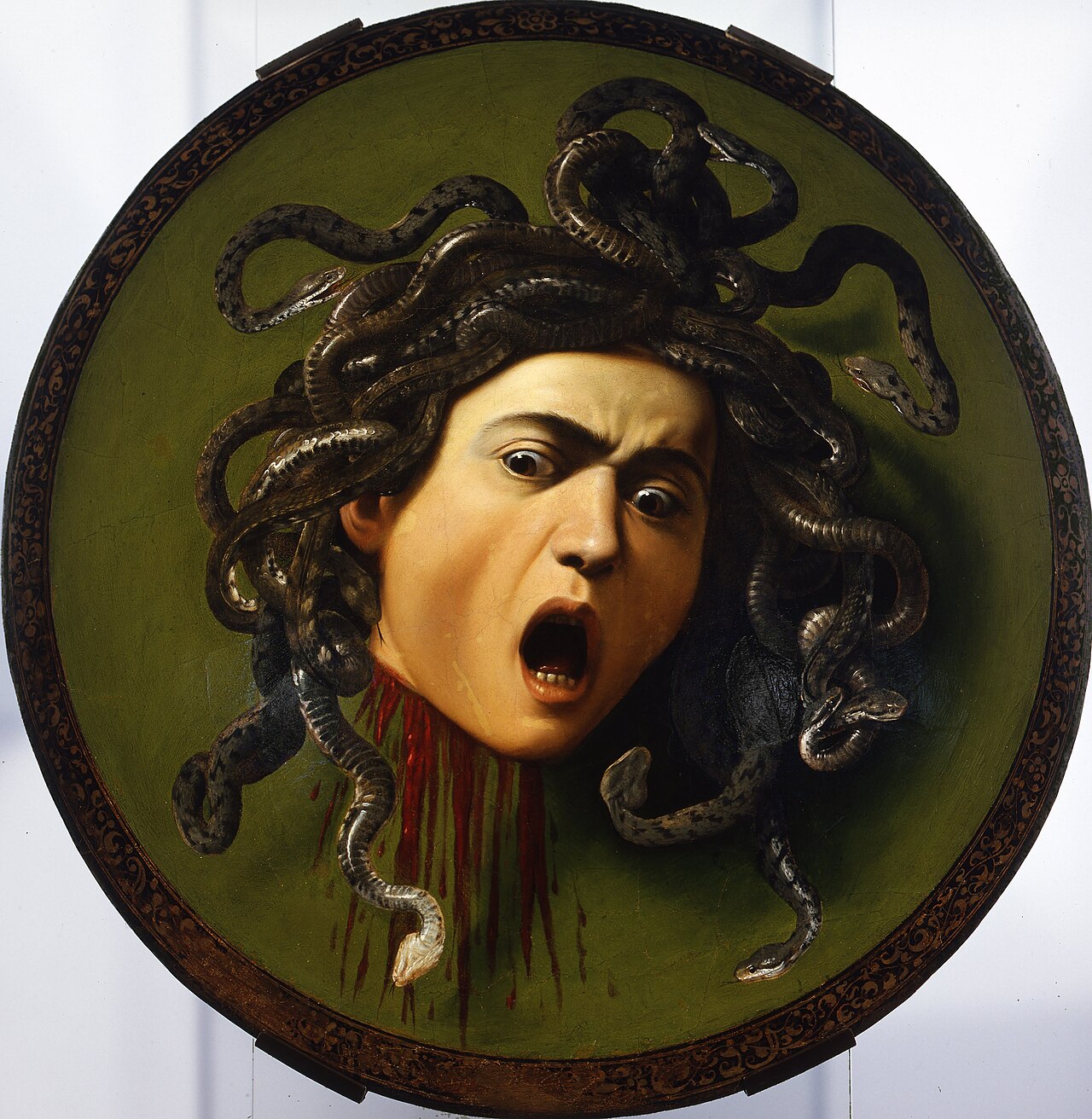 Medusa by Caravaggio 1597