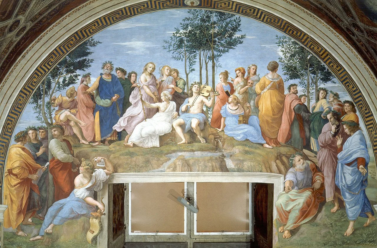 Parnassus by Rafael 1509
