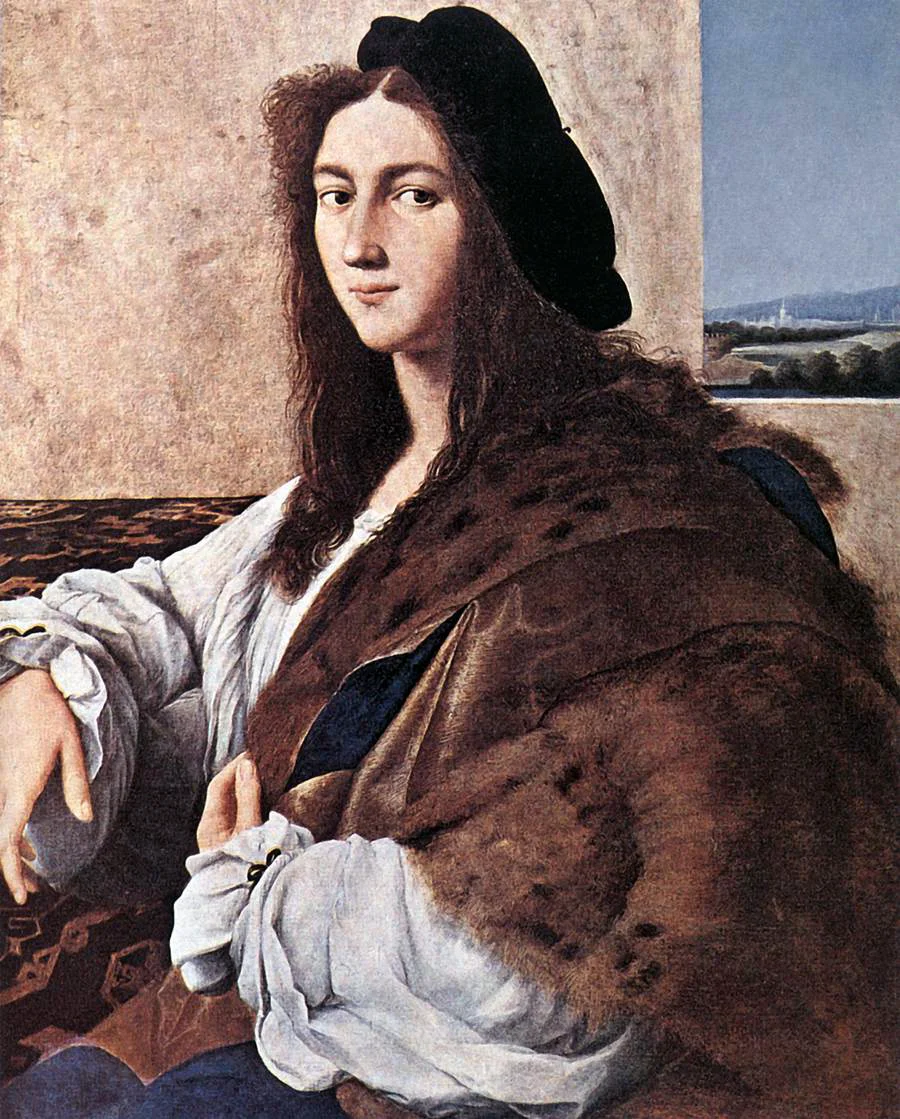 Portrait of a Young Man by Rafael 1513