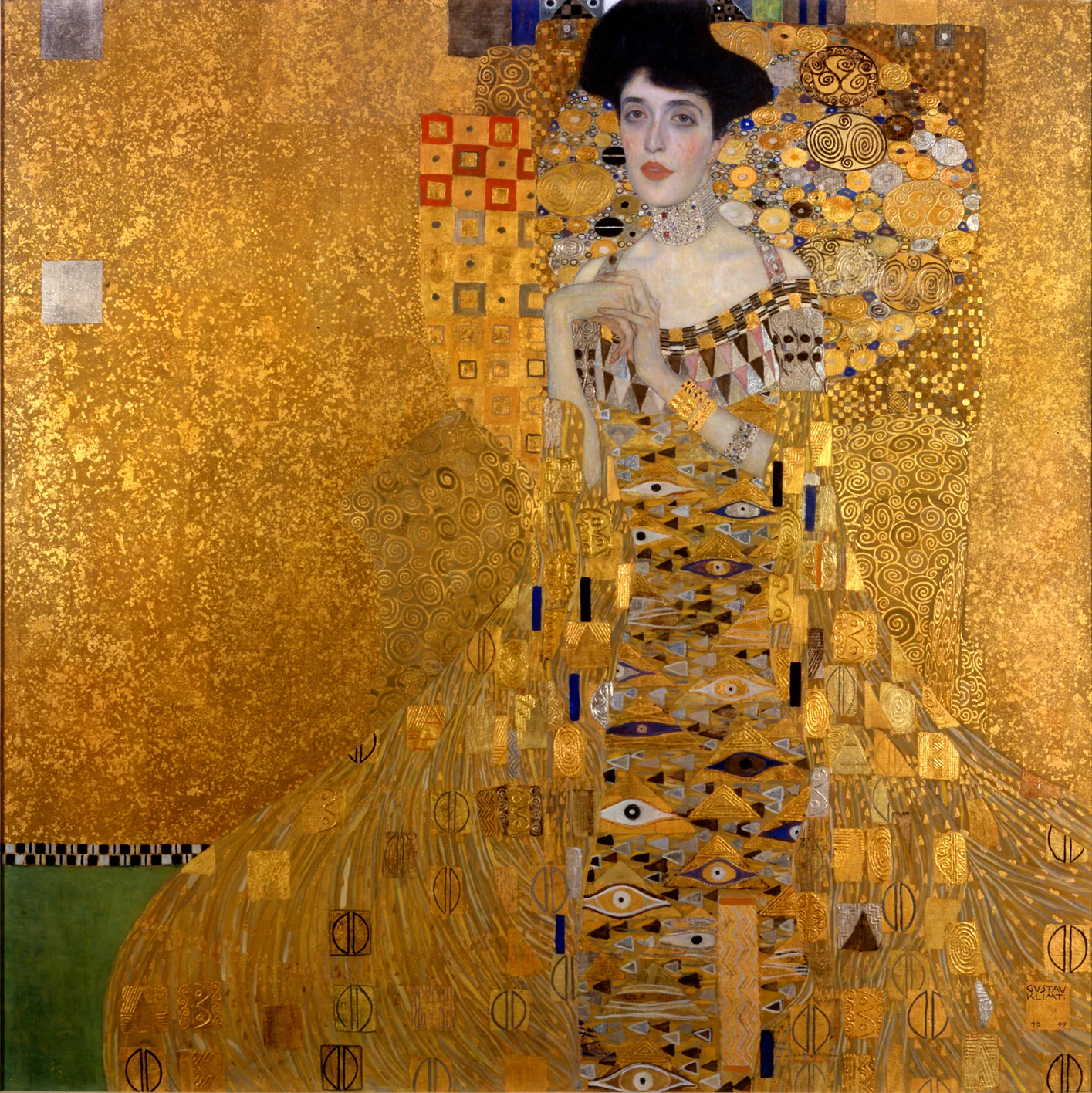 Retrato de Adele Bloch-Bauer I by Gustav Klimt