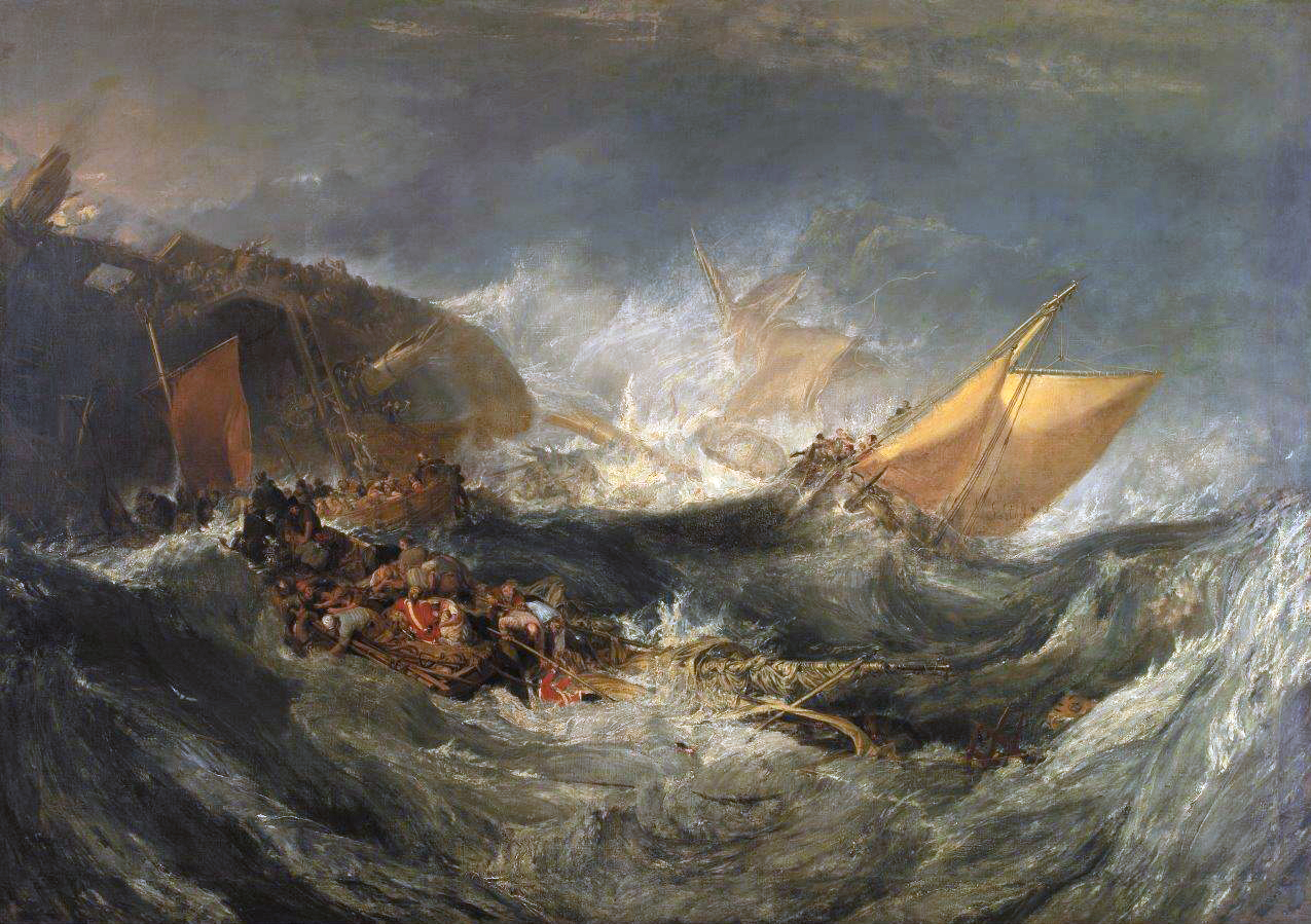 El naufragio del Minotauro by J. M. W. Turner