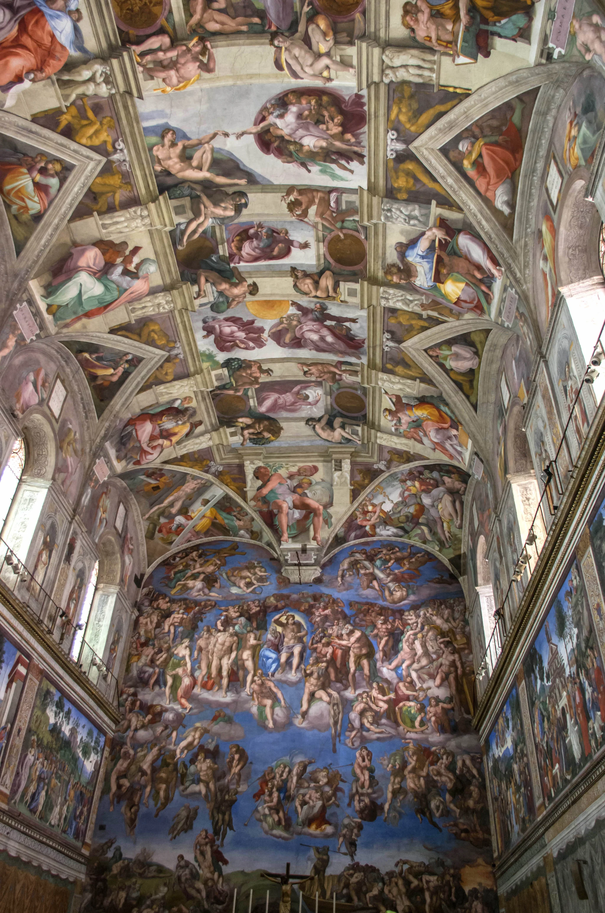 Bóveda de la Capilla Sixtina by Miguel Ángel 1508