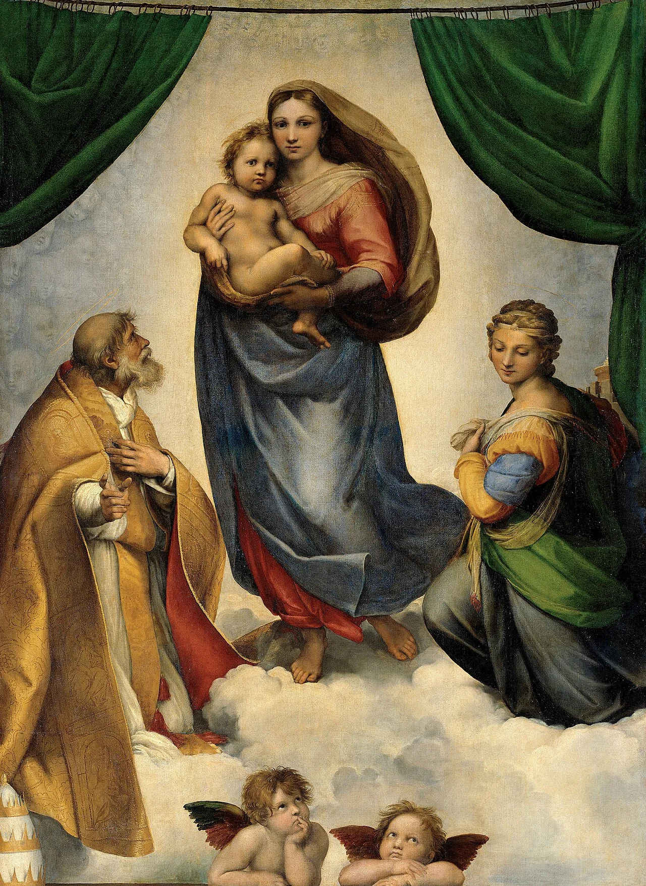 Madonna Sixtina by Rafael