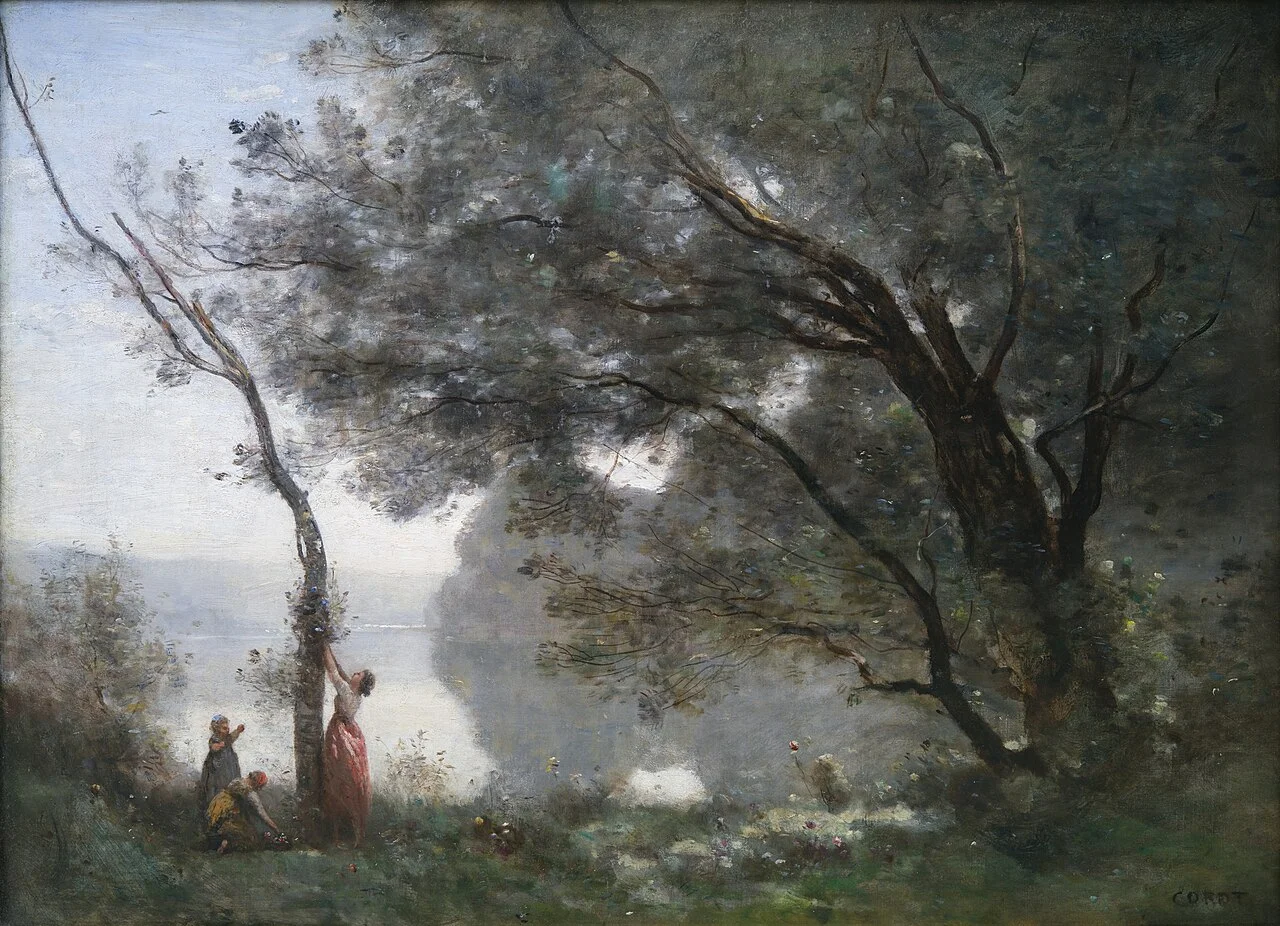 Souvenir de Mortefontaine by Jean-Baptiste-Camille Corot 1864