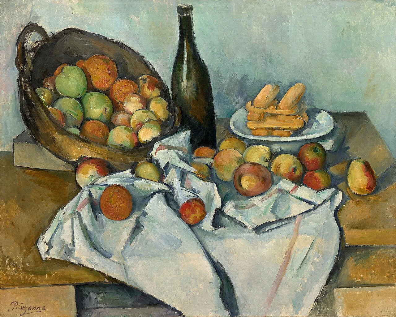 Still Life with a Basket of Apples by Paul Cézanne 1893