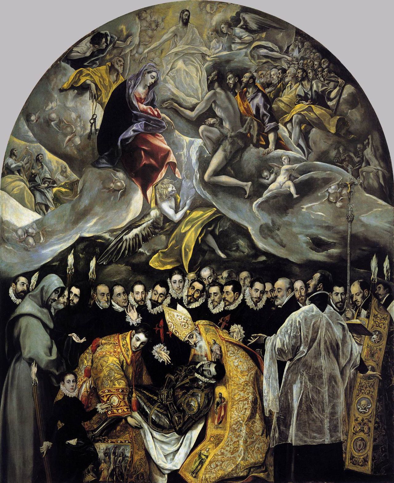 Burial of the Count of Orgaz by Doménikos Theotokópoulos – El Greco