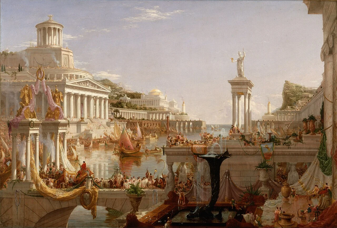 The Course of Empire by Thomas Cole 1833