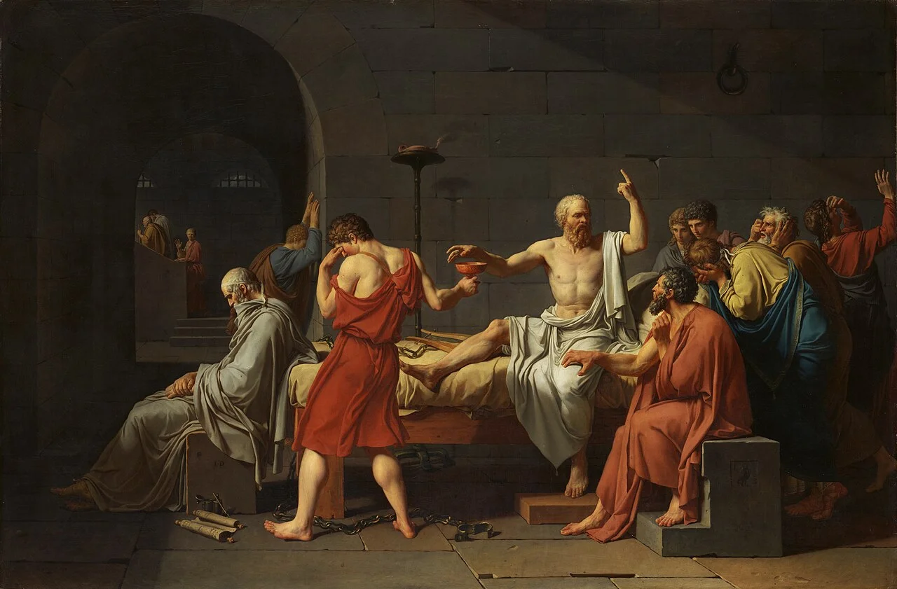 Death of Socrates by Jacques-Louis David 1787