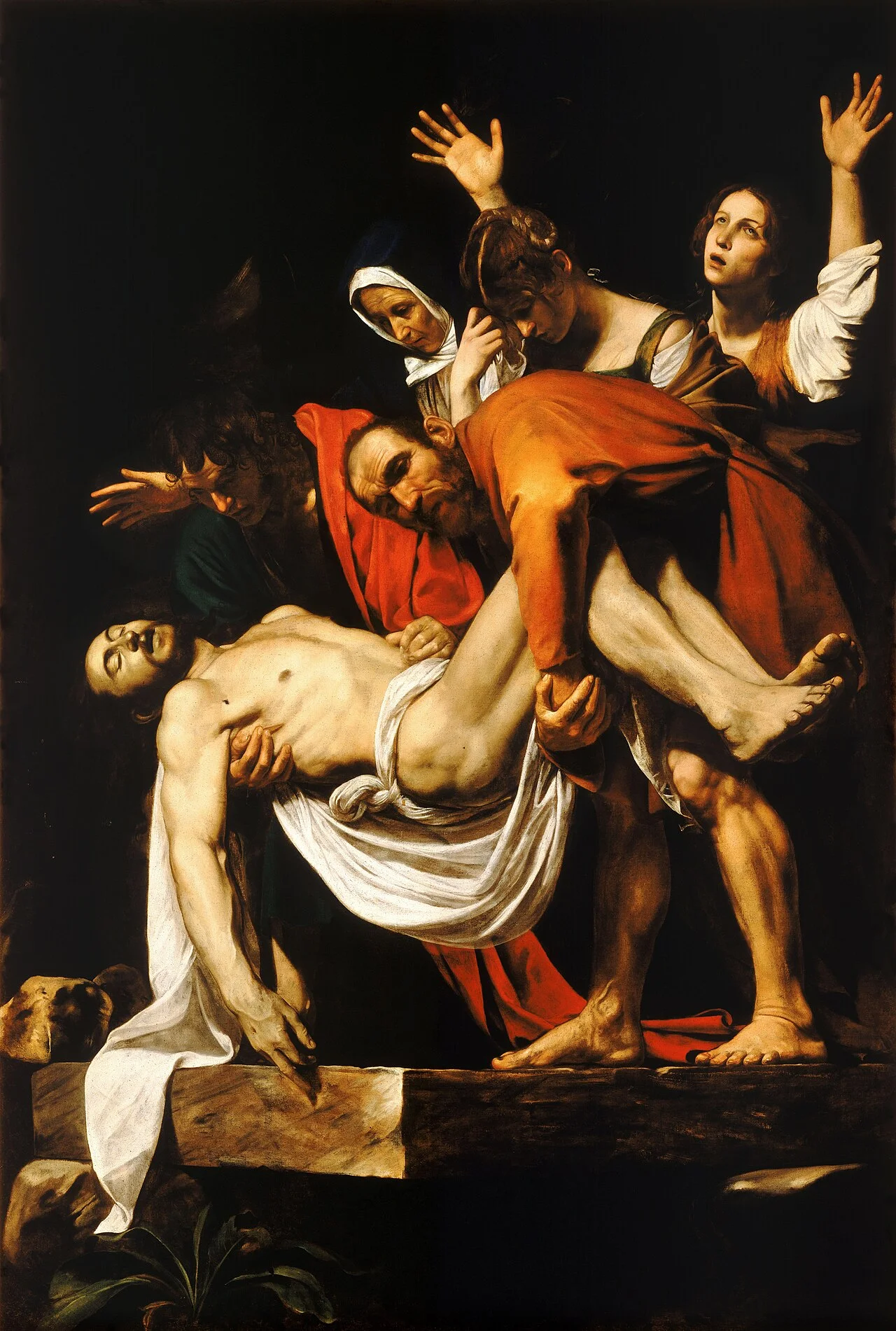 The Entombment of Christ by Caravaggio 1603