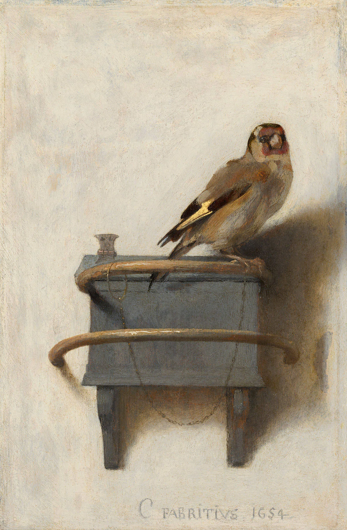 El jilguero by Carel Pietersz. Fabritius