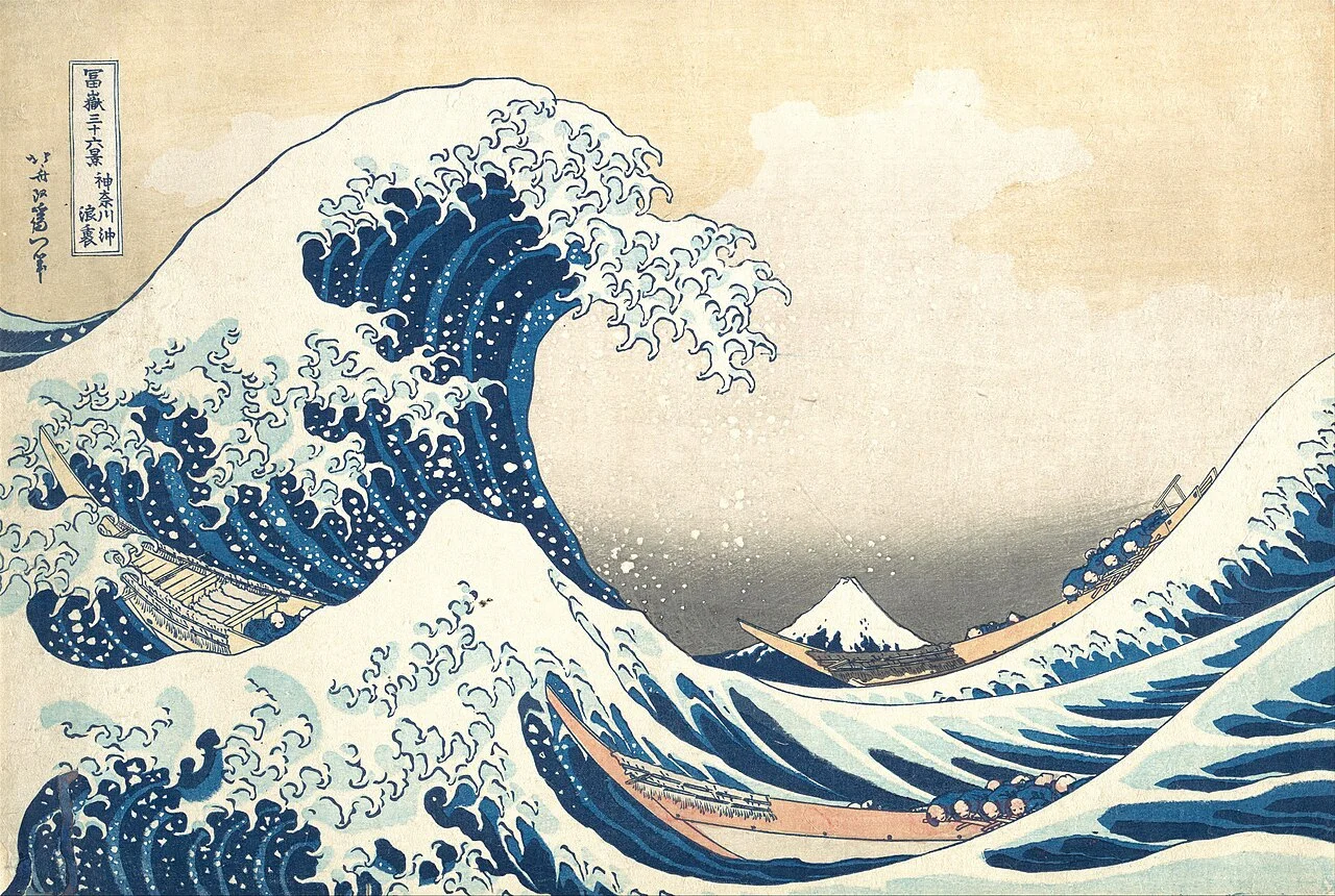 La gran ola de Kanagawa by Katsushika Hokusai 1831