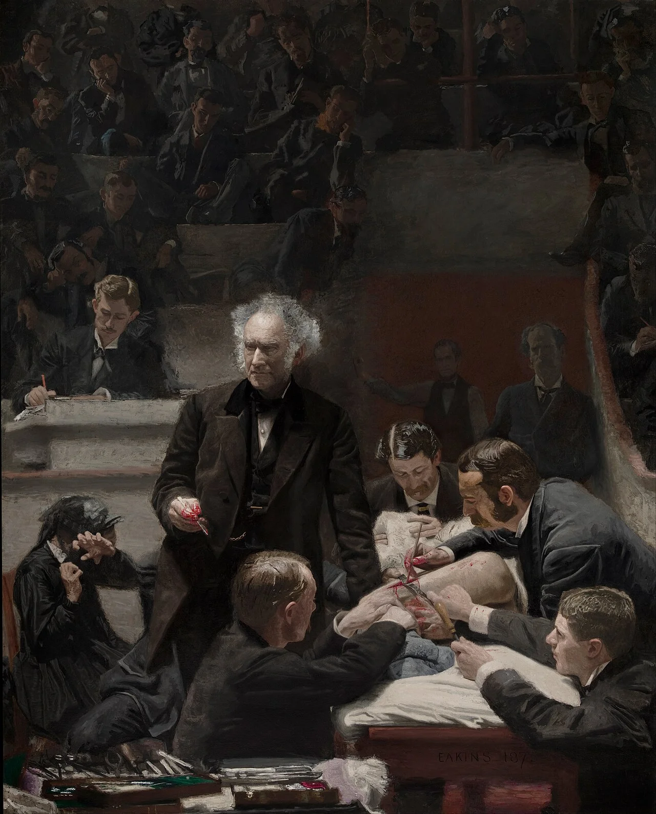 The Gross Clinic by Thomas Eakins 1875