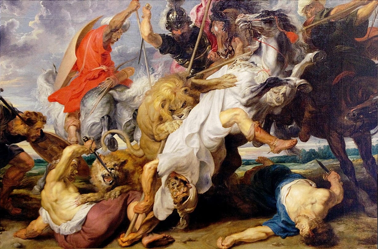 La caza del león