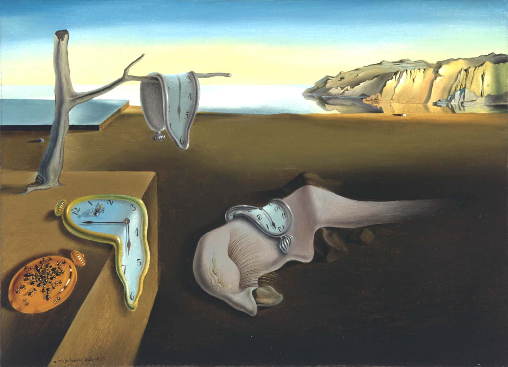 La persistencia de la memoria by Salvador Dalí 1931