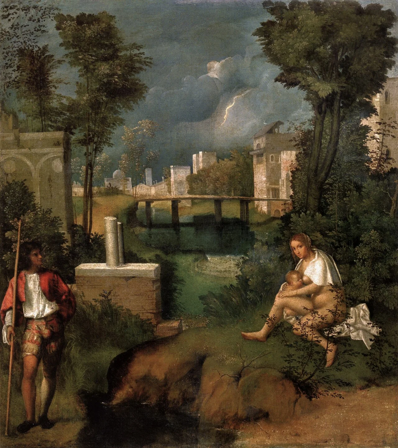 La tempestad by Giorgione 1506