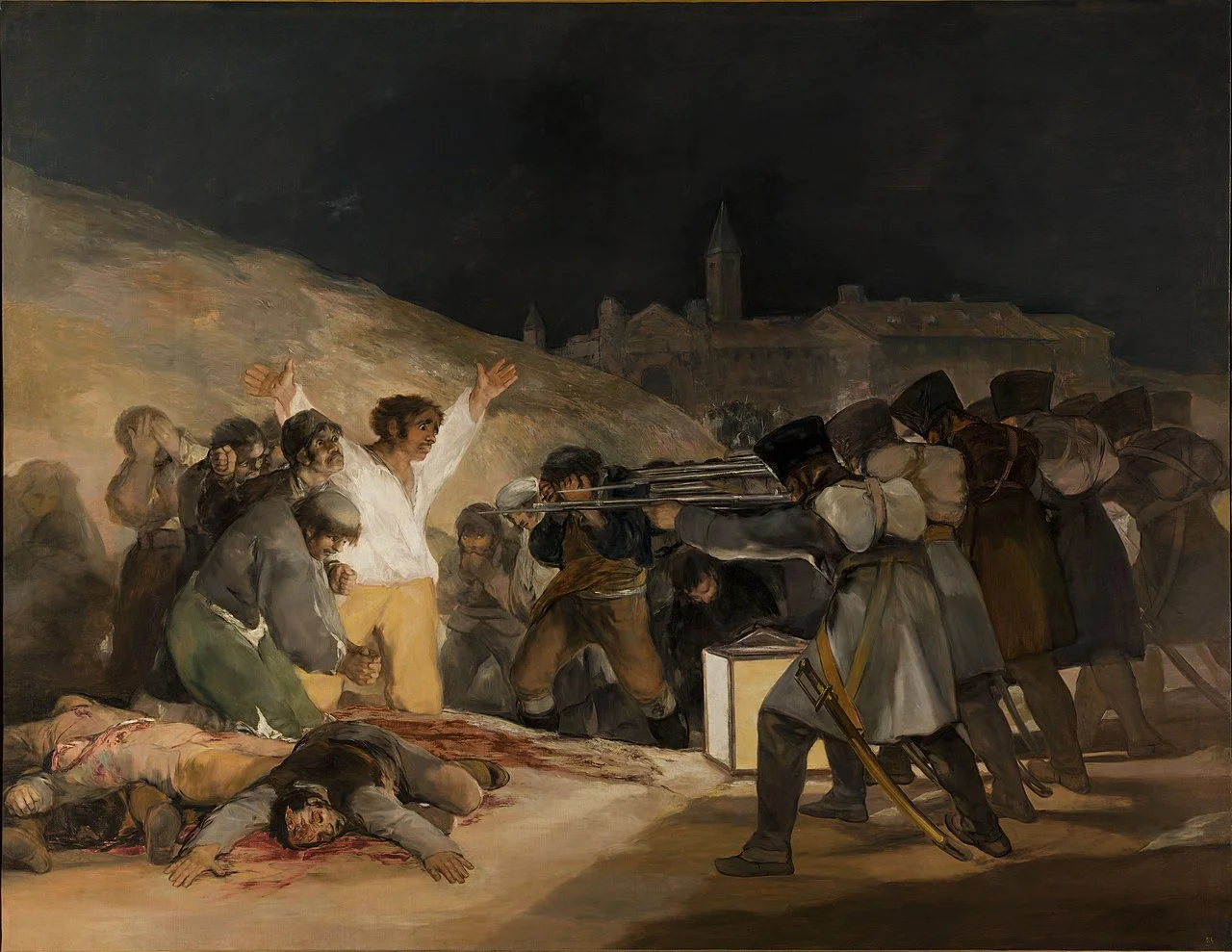 El tres de mayo de 1808 by Francisco de Goya 1814