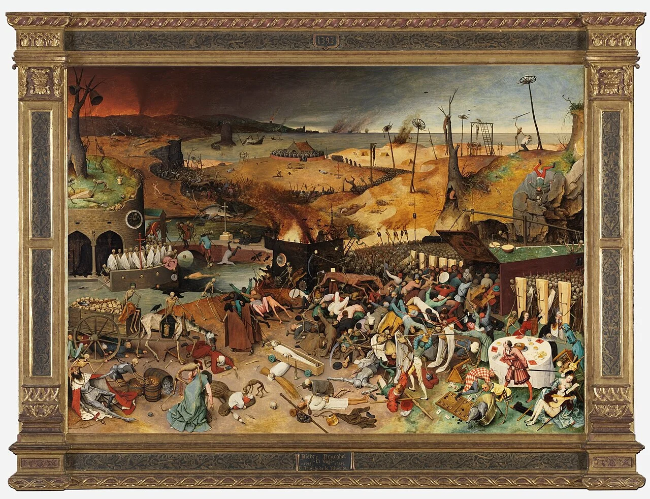 The Triumph of Death by Pieter Brueghel el Viejo 1562