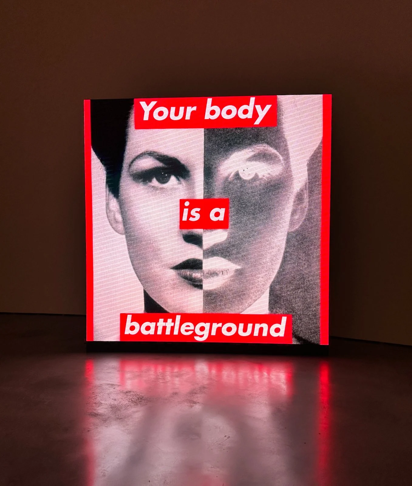 Sin Título (Tu Cuerpo es un Campo de Batalla) by Barbara Kruger 1989