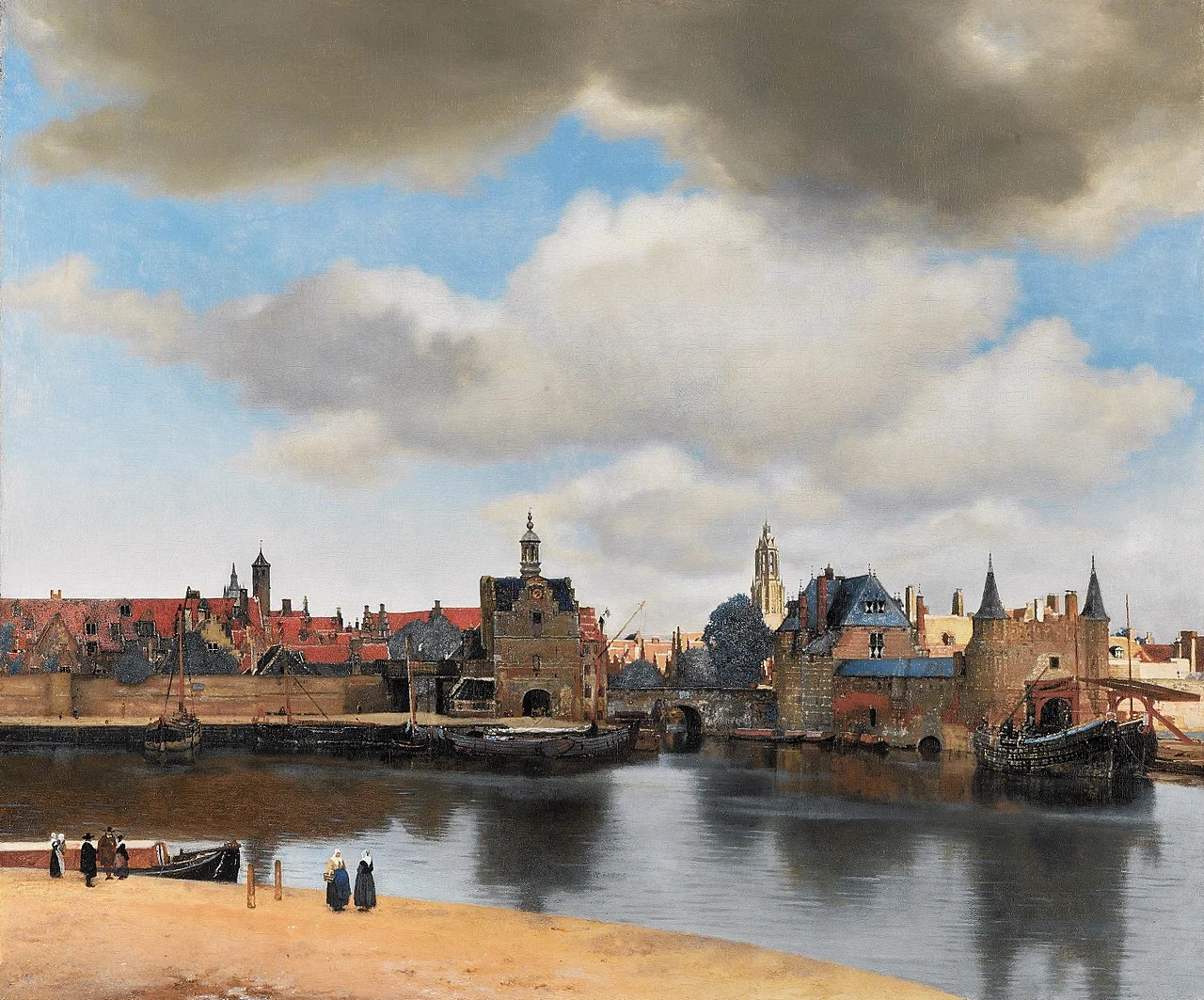 Vista de Delft by Johannes Vermeer