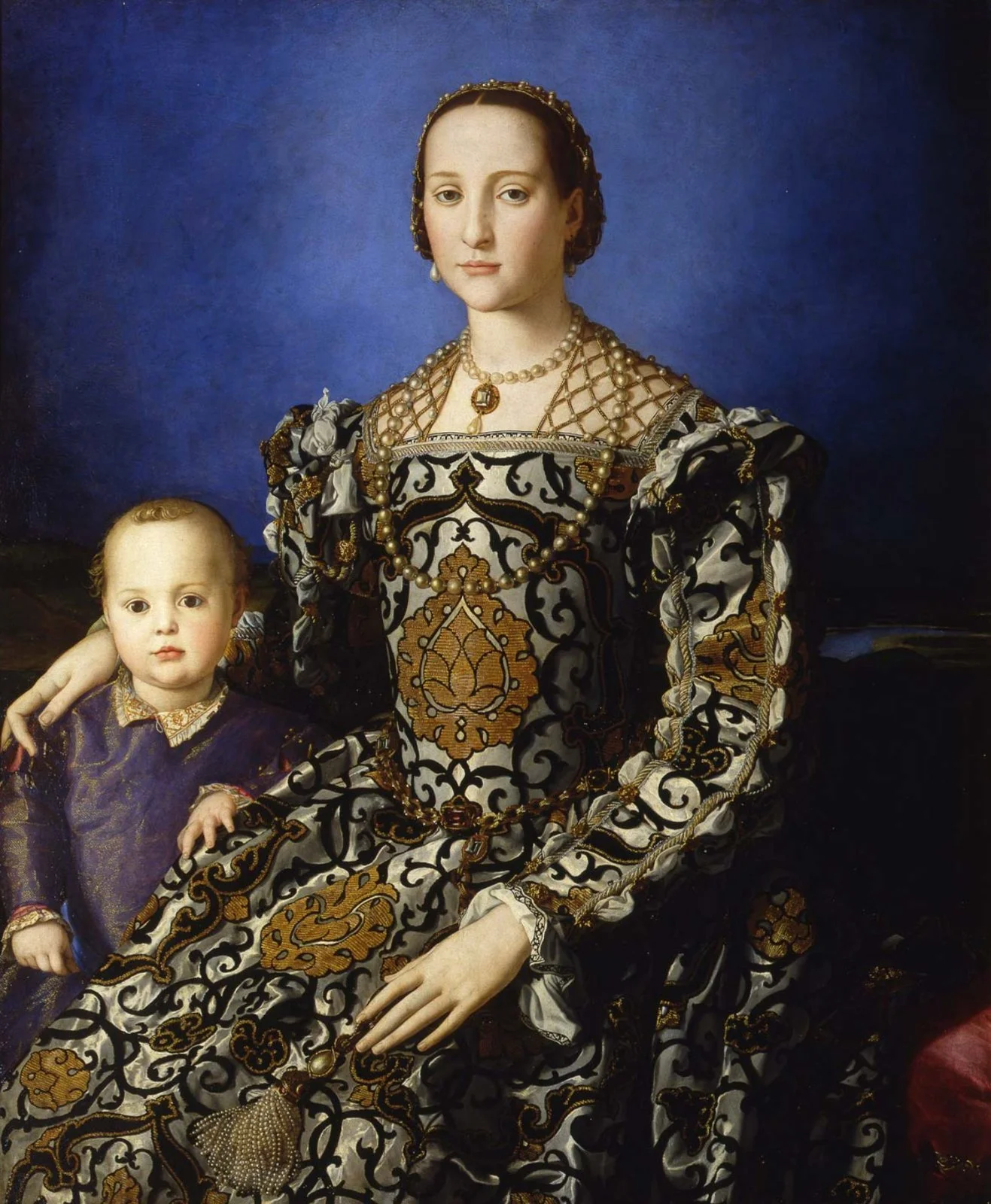 Portrait of Eleanor of Toledo and Her Son