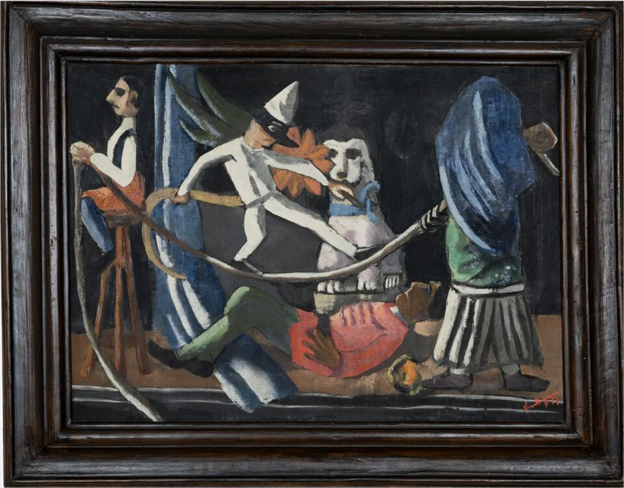 Painting Max Beckmann Variété